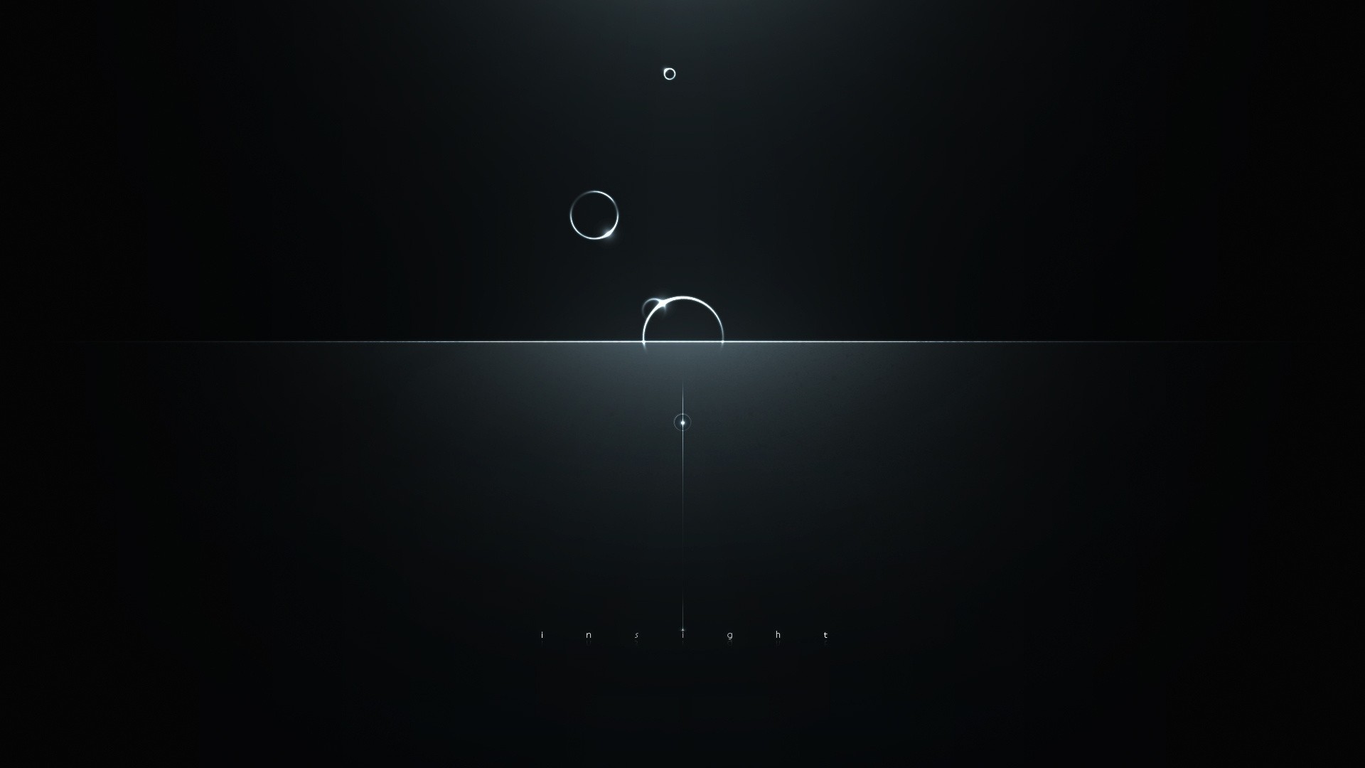 1920x1080 Preview wallpaper minimalism, circles, reflections, light, dark, intuition  