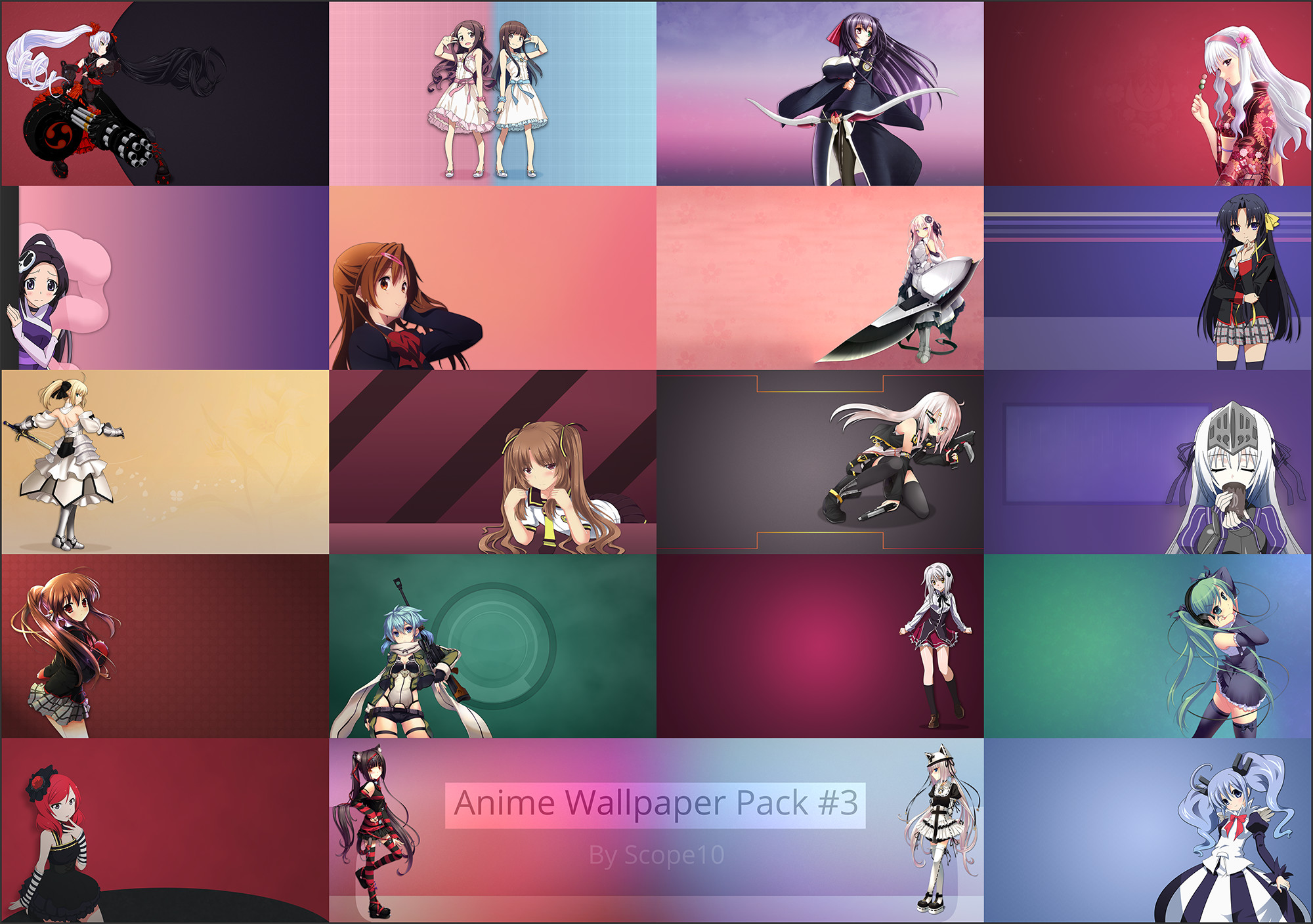 2000x1408 ... Anime Wallpaper Pack #3 by Scope10