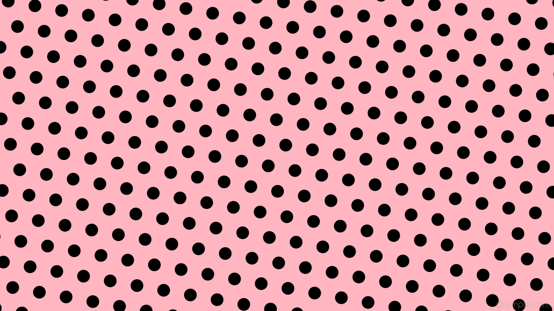 1920x1080 wallpaper pink polka dots hexagon black light pink #ffb6c1 #000000 diagonal  50Â° 44px