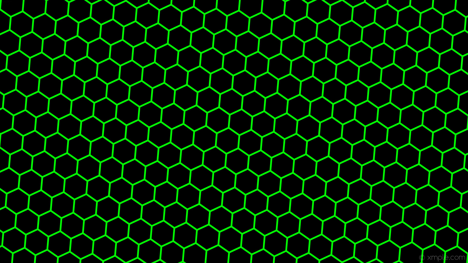 1920x1080 wallpaper honeycomb black beehive hexagon green lime #000000 #00ff00  diagonal 55Â° 7px 93px