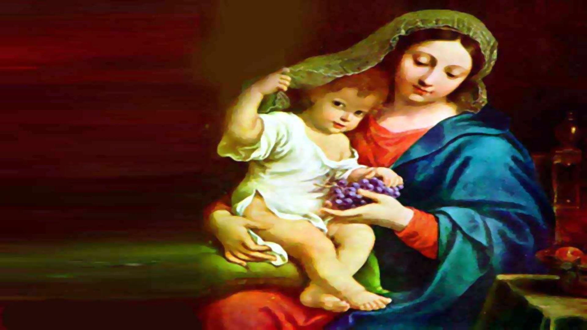 1920x1080 Beautiful Pictures Of Mother Mary And Baby Jesus