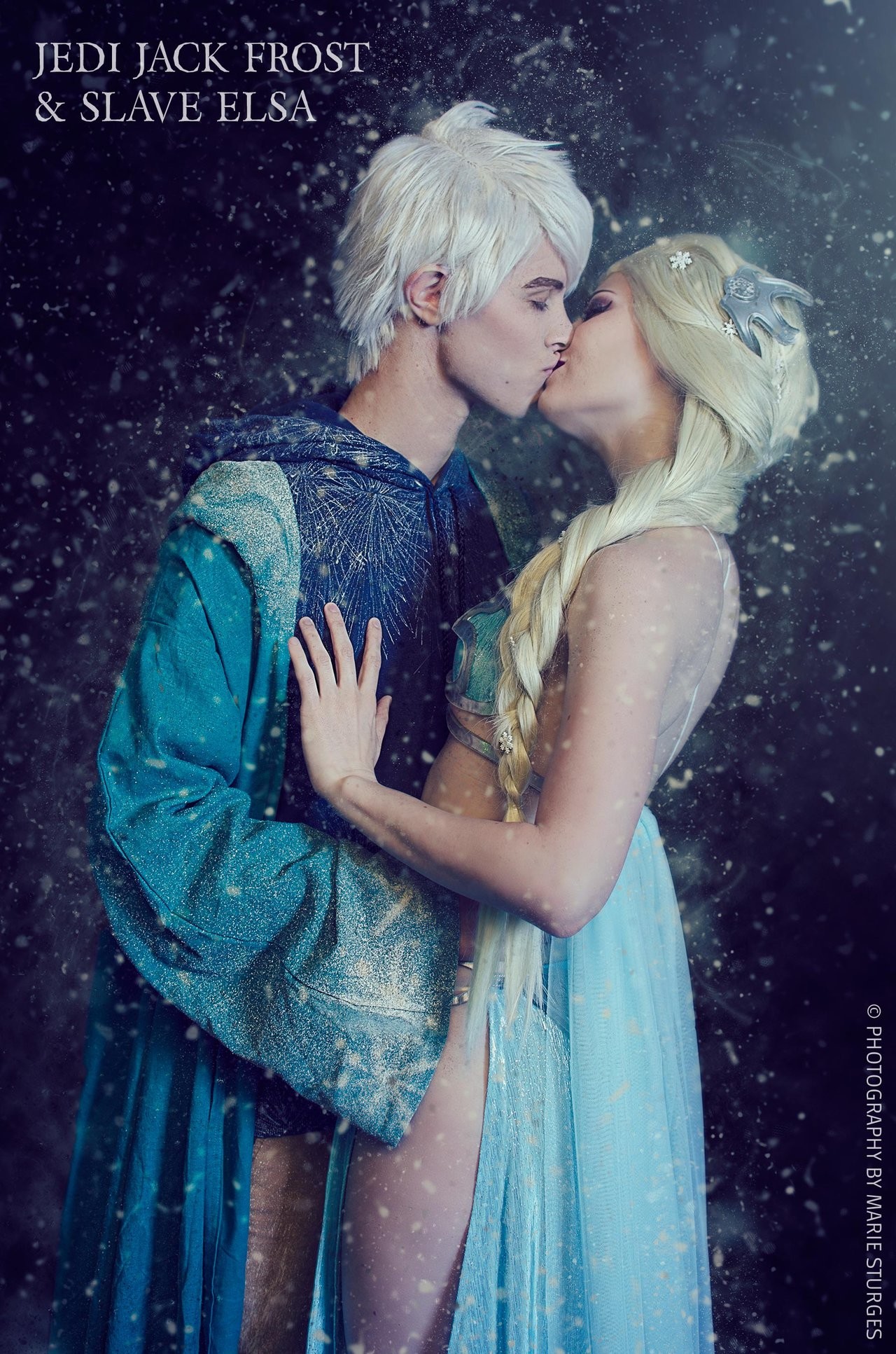 1280x1933 ... Jedi Jack Frost and Slave Elsa by mariesturges