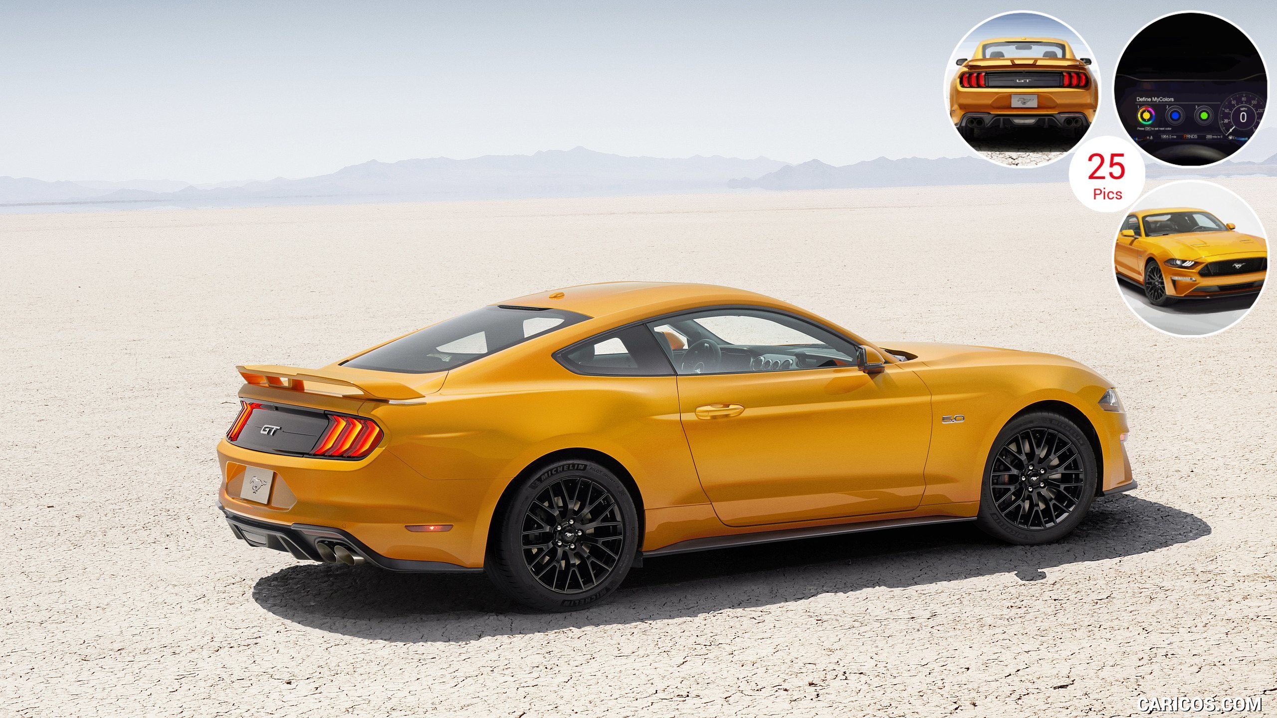 2560x1440 2018 Ford Mustang V8 GT with Performance Package (Color Orange .
