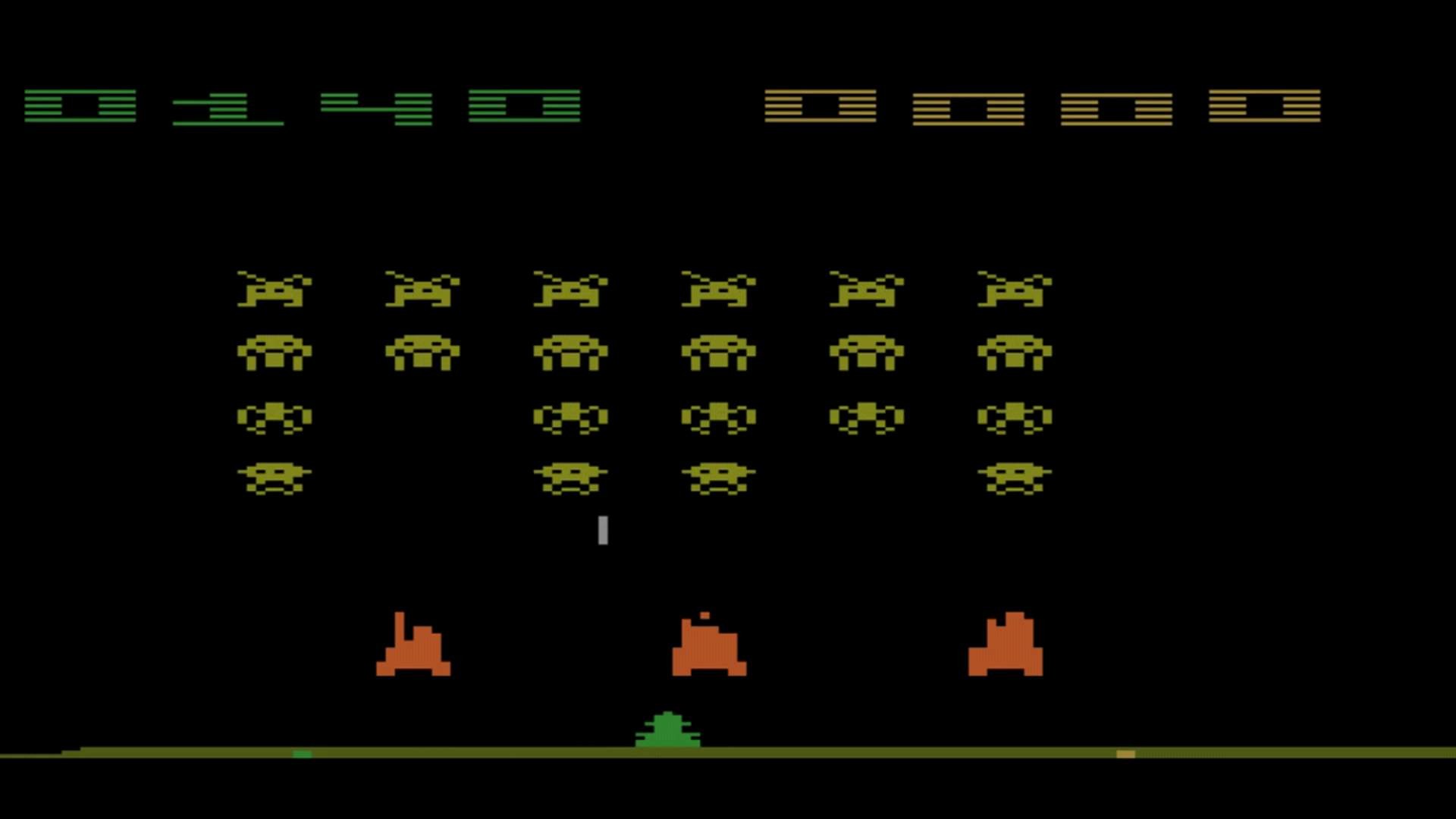 1920x1080 Atari 2600 Gameplay - Space Invaders