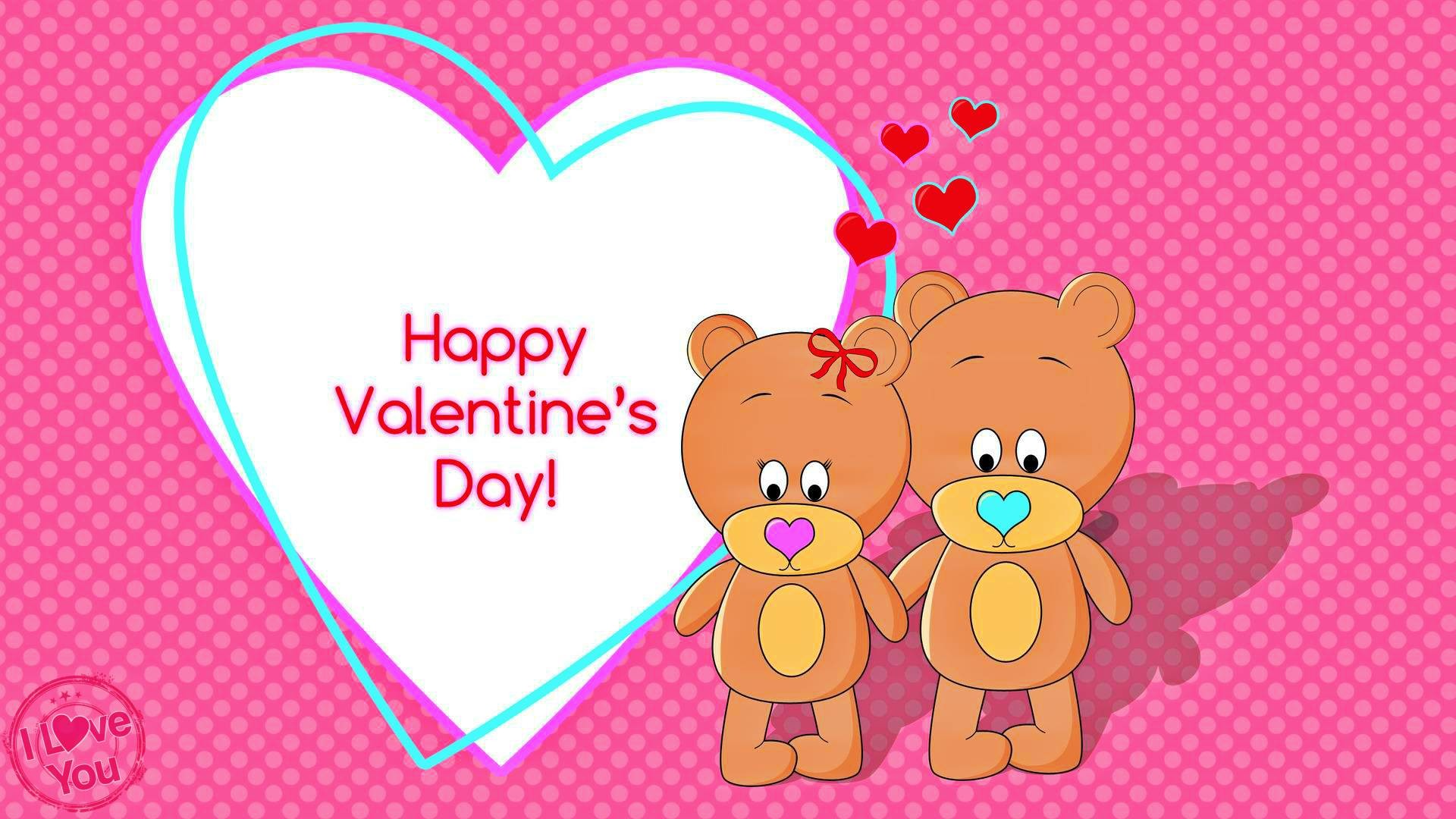 1920x1080 Cute Happy Valentines Day Wallpaper High Definition
