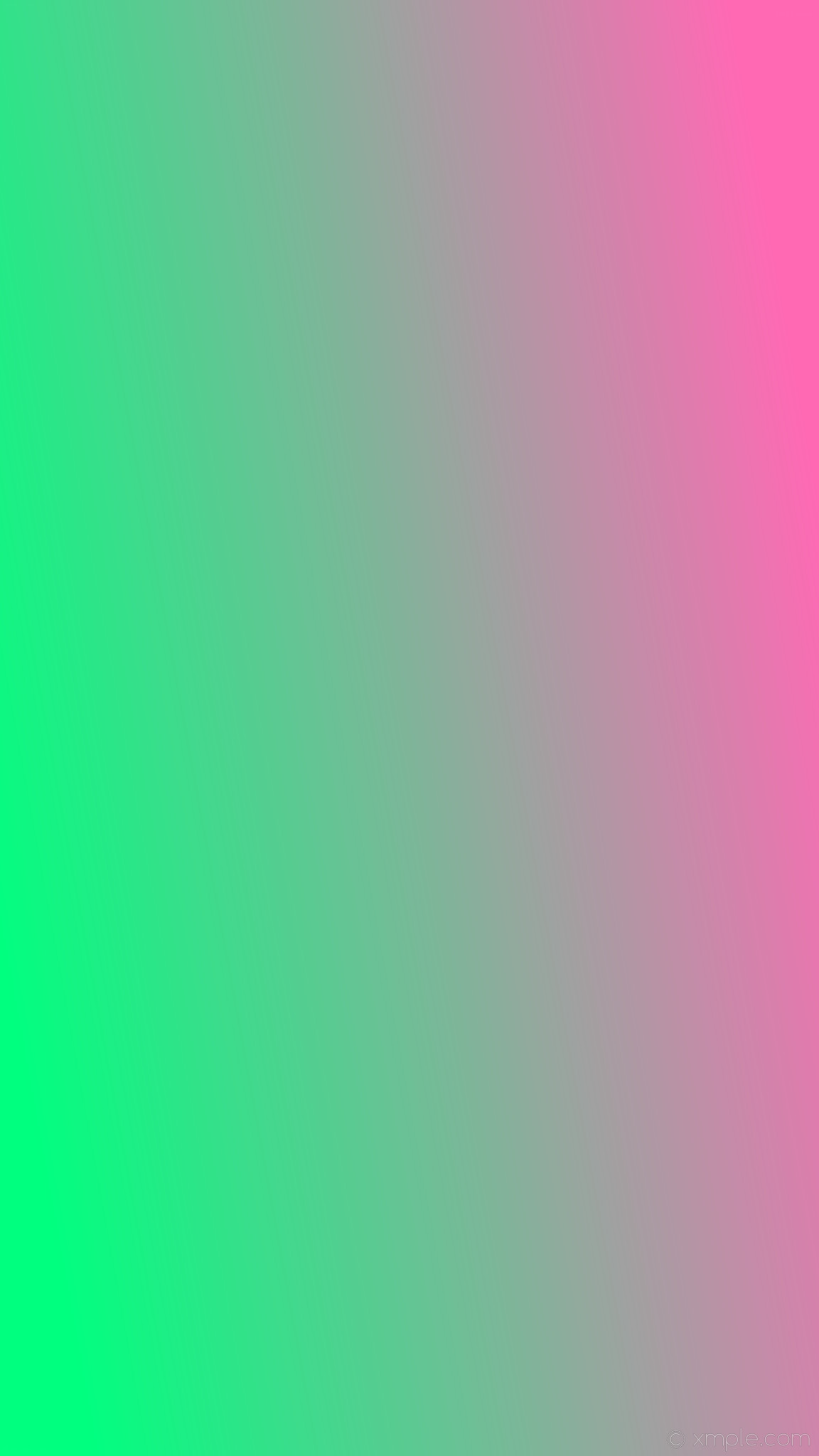 1152x2048 wallpaper linear green gradient pink spring green hot pink #00ff7f #ff69b4  210Â°