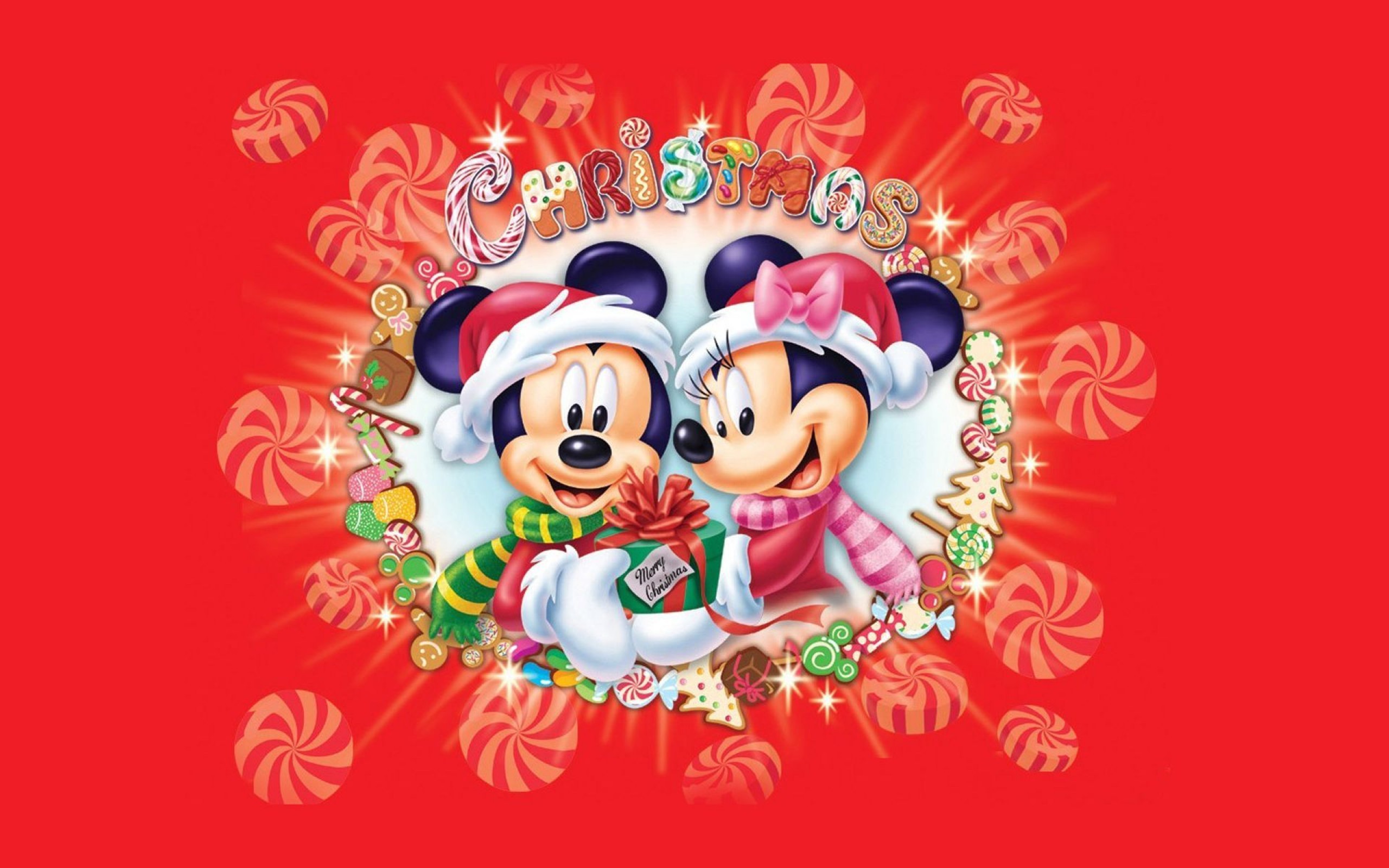 2560x1600 Xmas Stuff For > Mickey Mouse Christmas Wallpaper