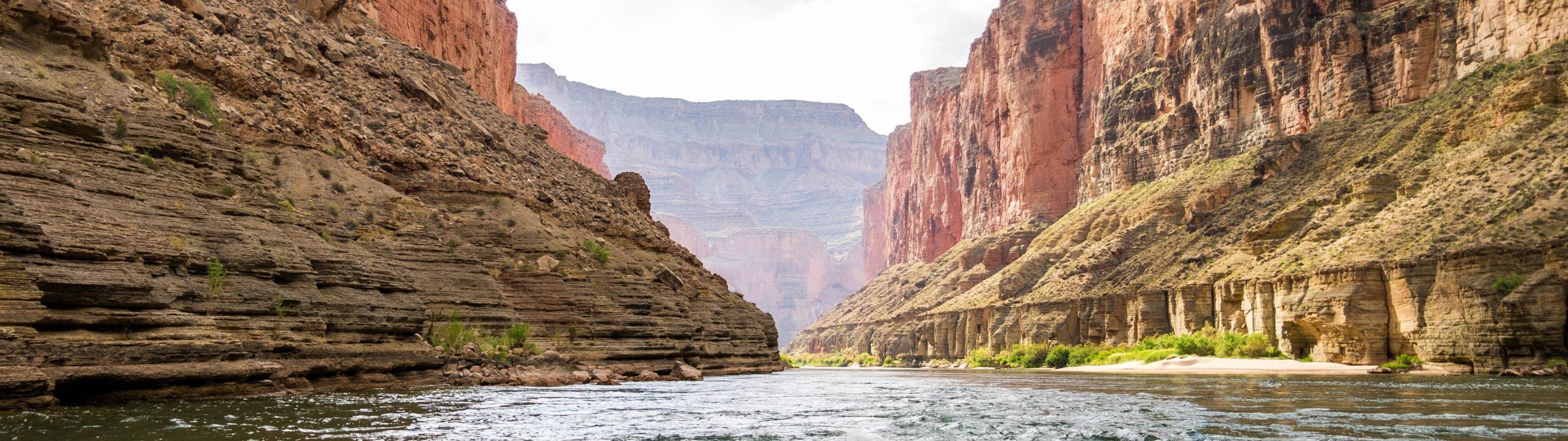 3840x1080 Grand Canyon, River, Multiple Display Wallpapers HD / Desktop and Mobile  Backgrounds