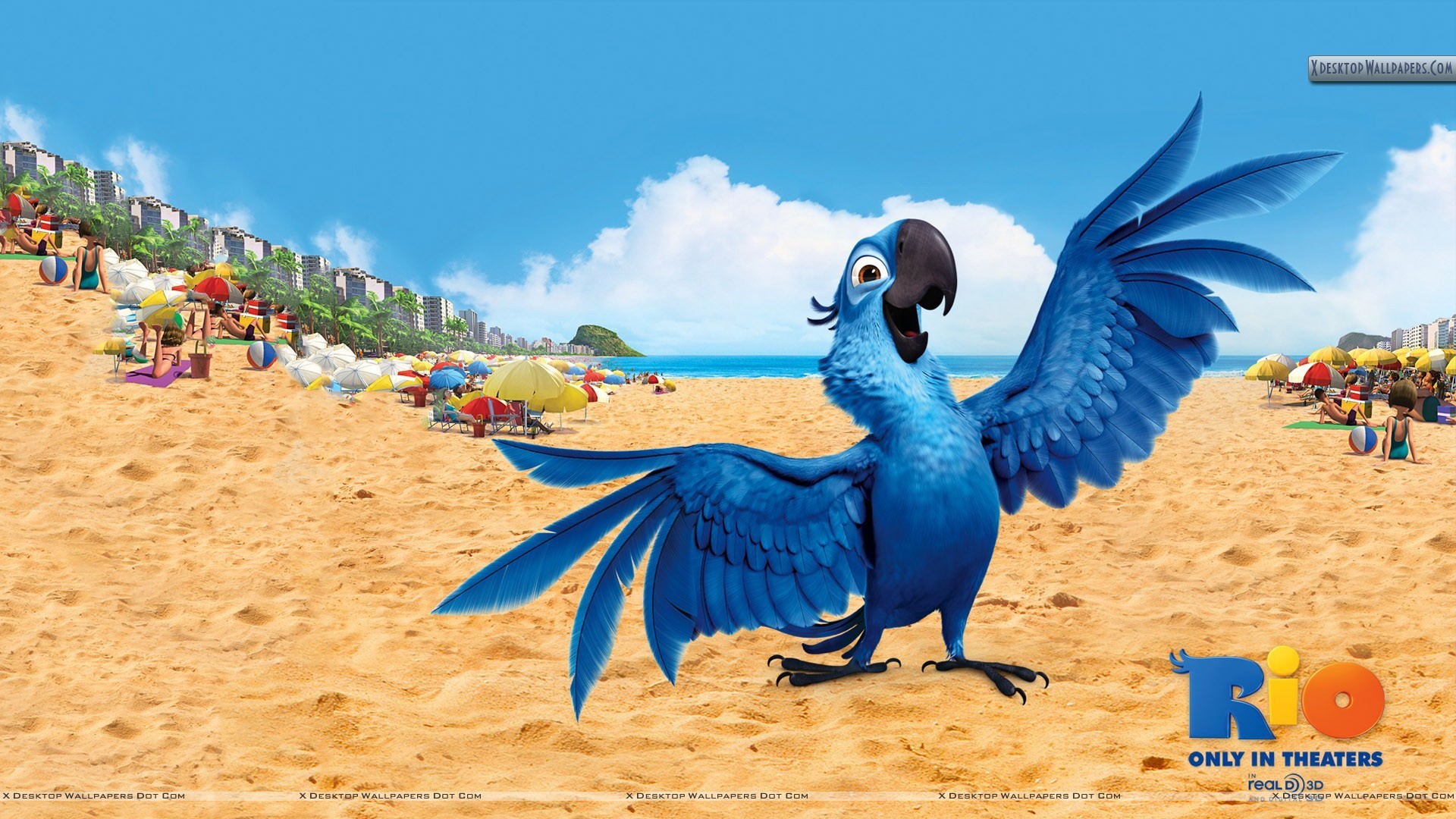1920x1080 Happy Blu Bird In Rio Movie
