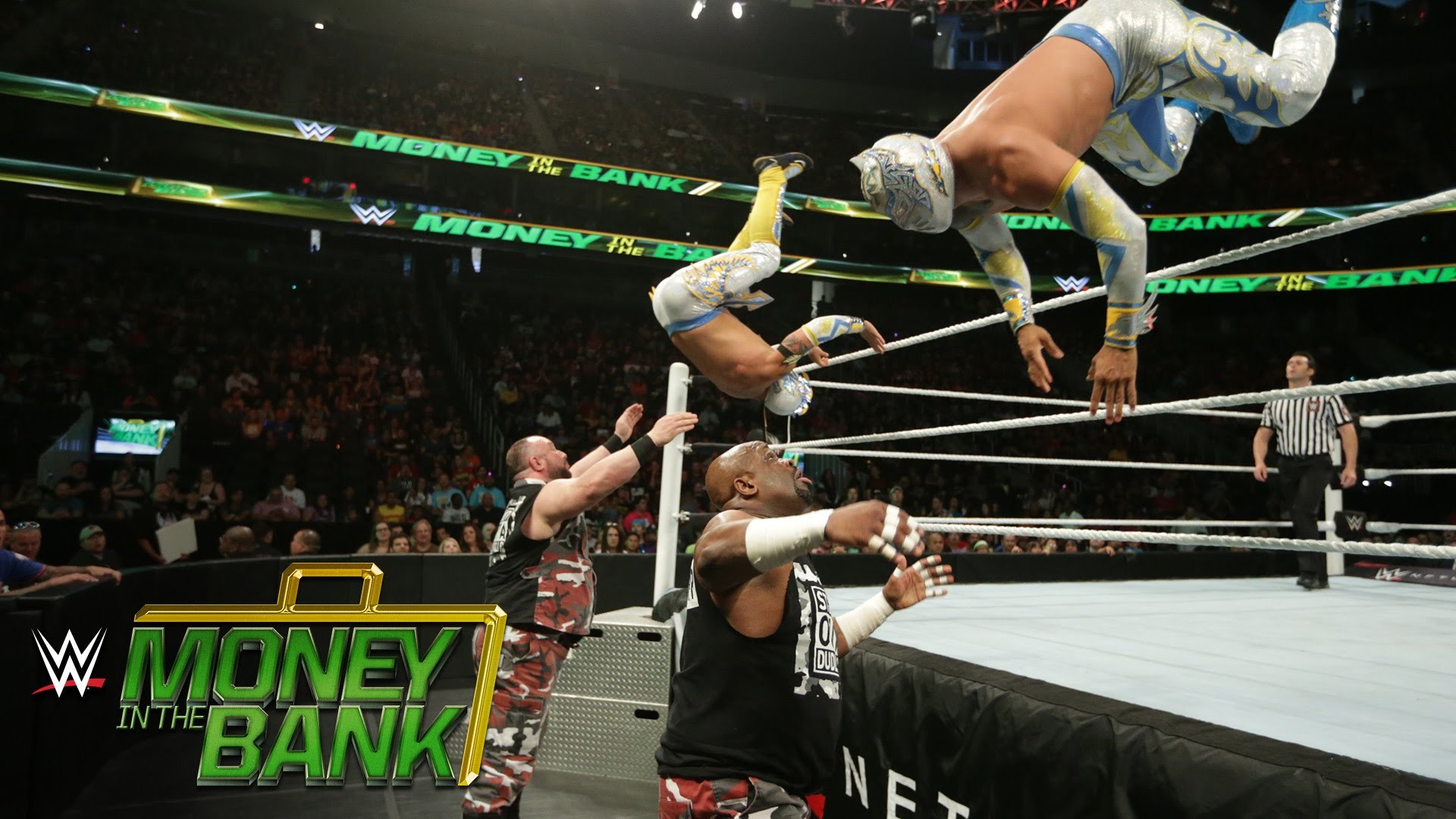 1920x1080 Lucha Dragons vs. The Dudley Boyz: WWE Money in the Bank 2016 Kickoff on  WWE Network - YouTube