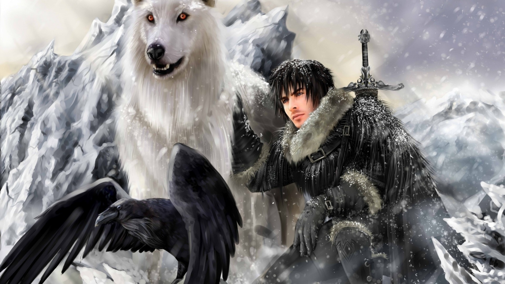 1920x1080  Wallpaper game of thrones, a song of ice and fire, jon snow,