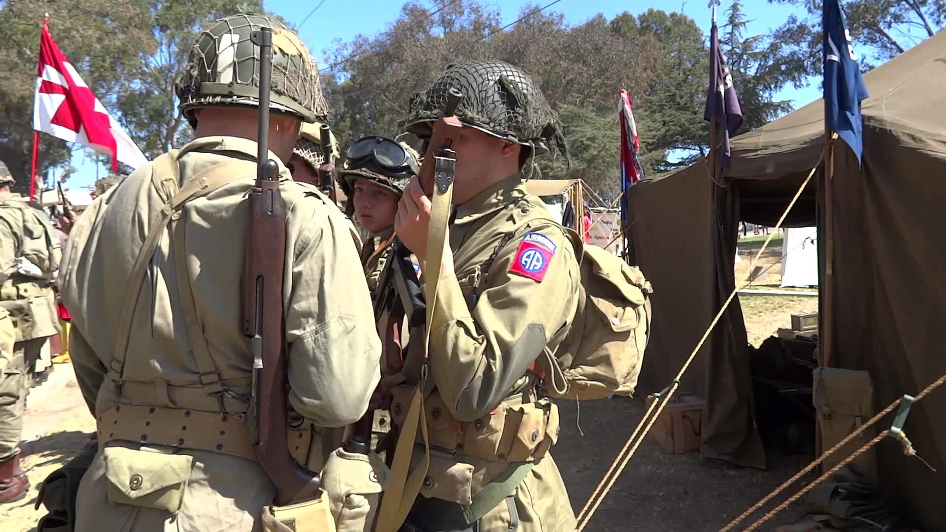 1920x1080 82nd Airborne WWII Living History Association- Fort Macarthur - YouTube