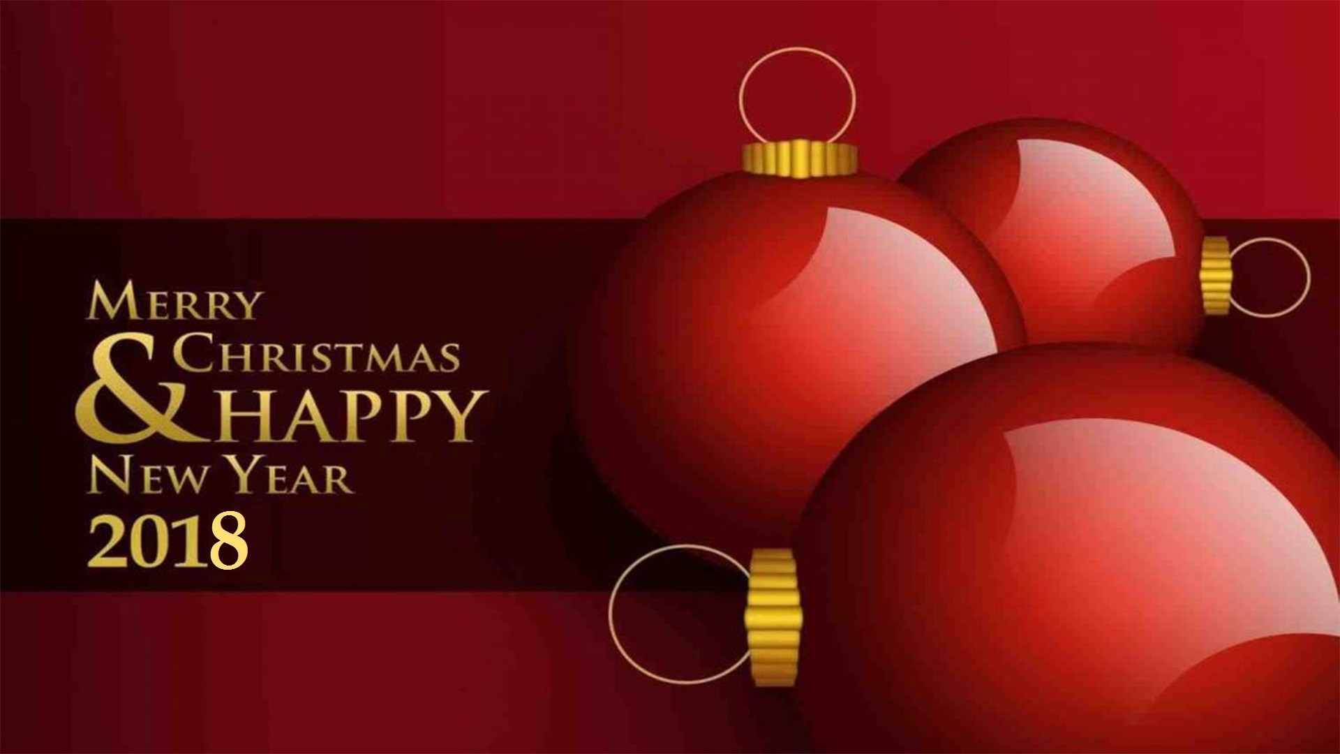 1920x1080 merry christmas happy new year 2018 images hd pictures
