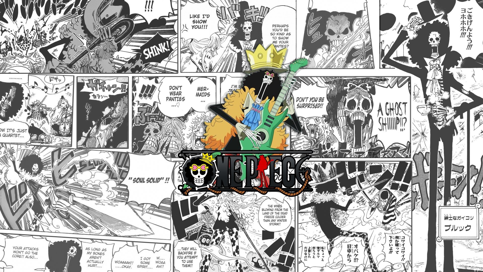 1920x1080 Anime One Piece Brook (One Piece) Wallpaper