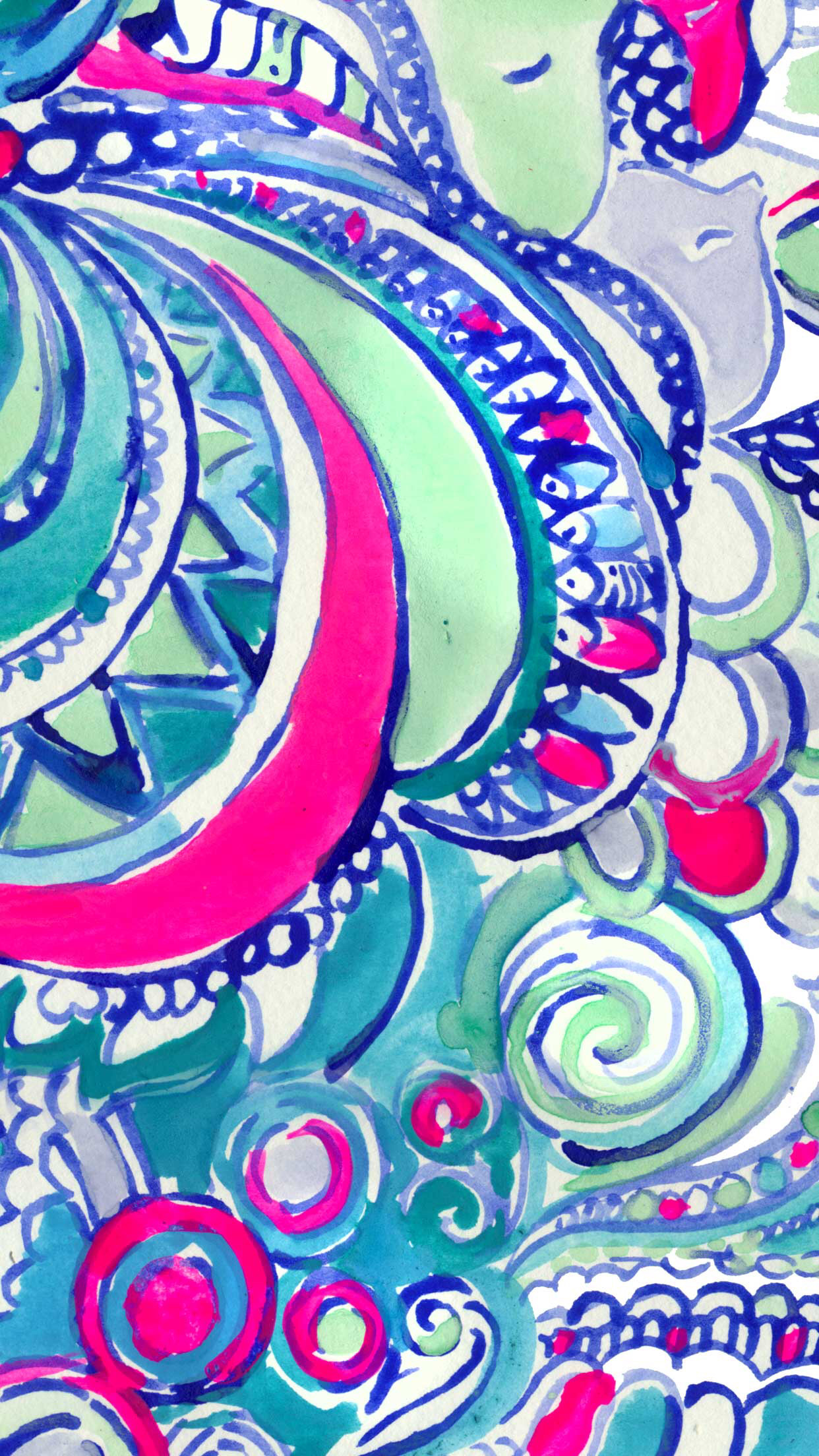 1242x2208 Let there be silence while this Lilly Pulitzer print does the talking : Sea  Jewels. Iphone BackgroundsWallpaper ...