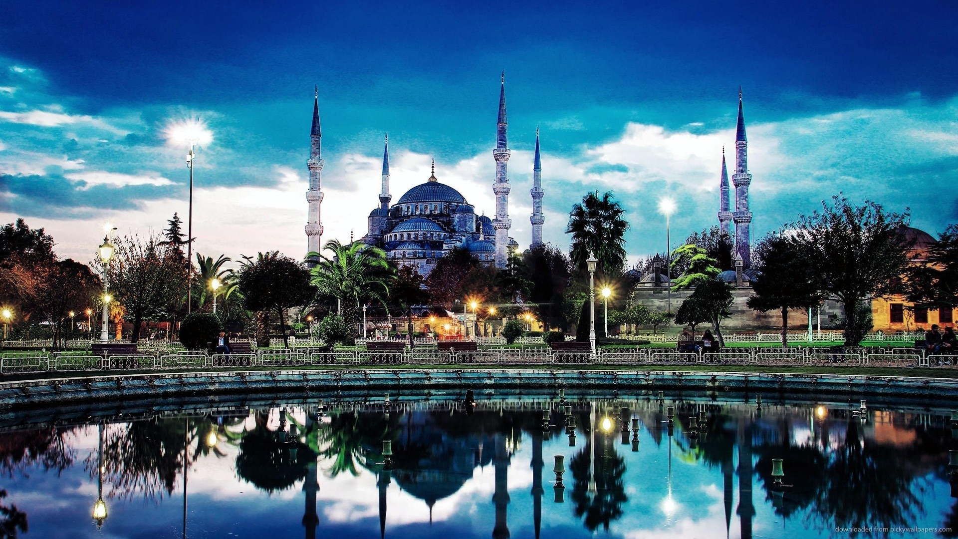 1920x1080  Sultan Ahmed Mosque wallpaper