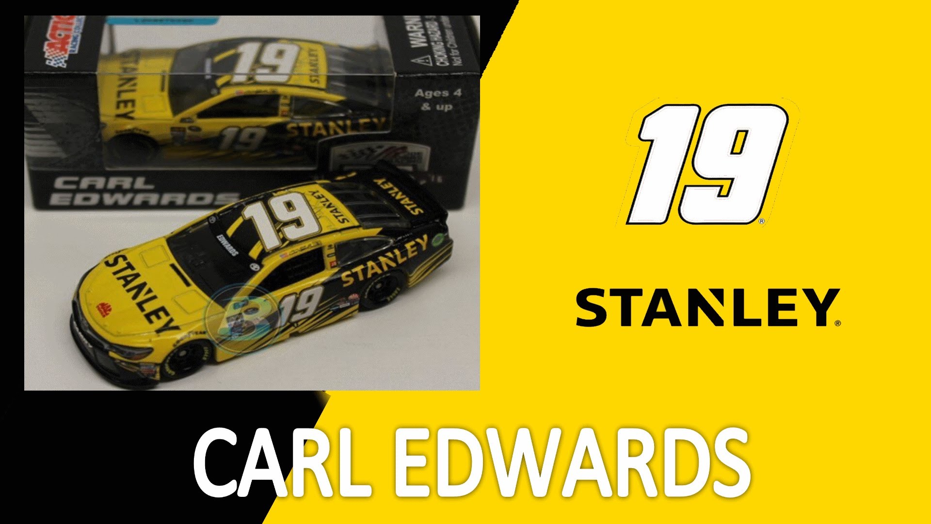 1920x1080 NASCAR DieCast Review Carl Edwards STANLEY Tools 2016 1:64