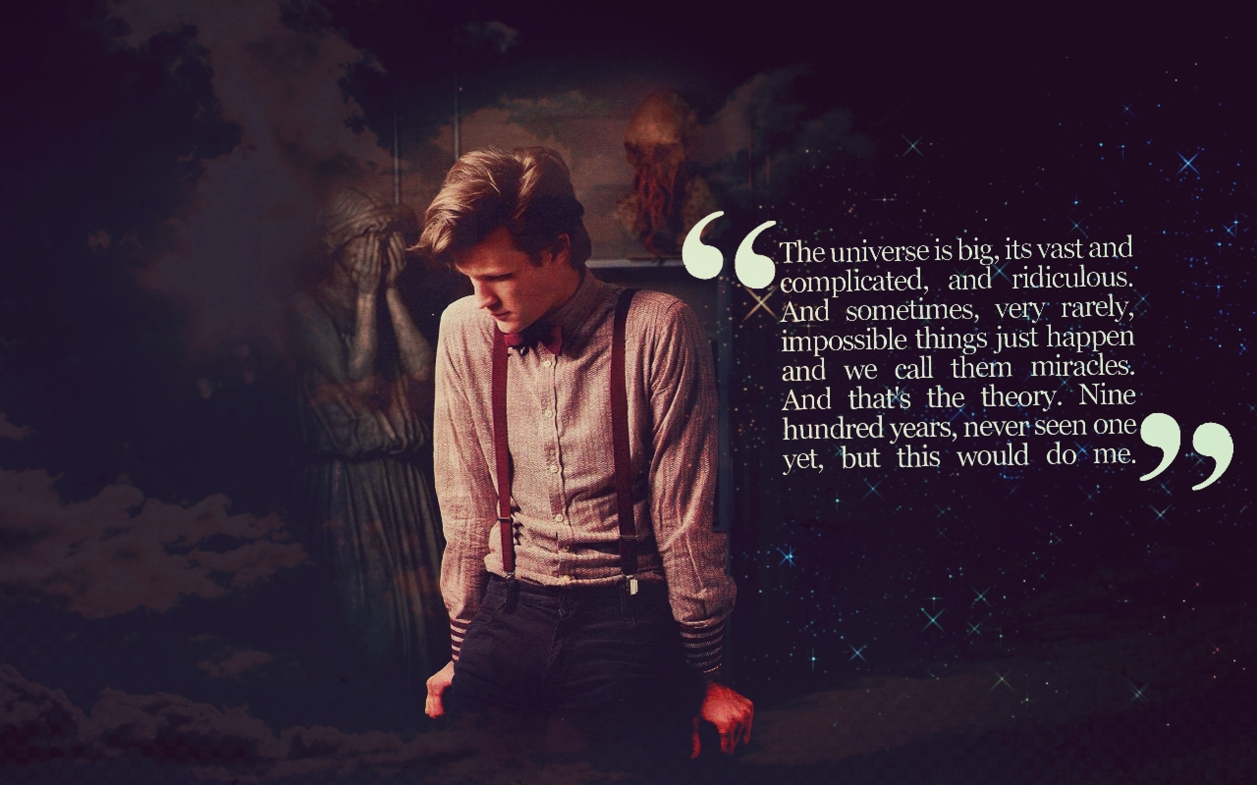 2560x1600 320x480 Doctor Who Quote Iphone wallpaper
