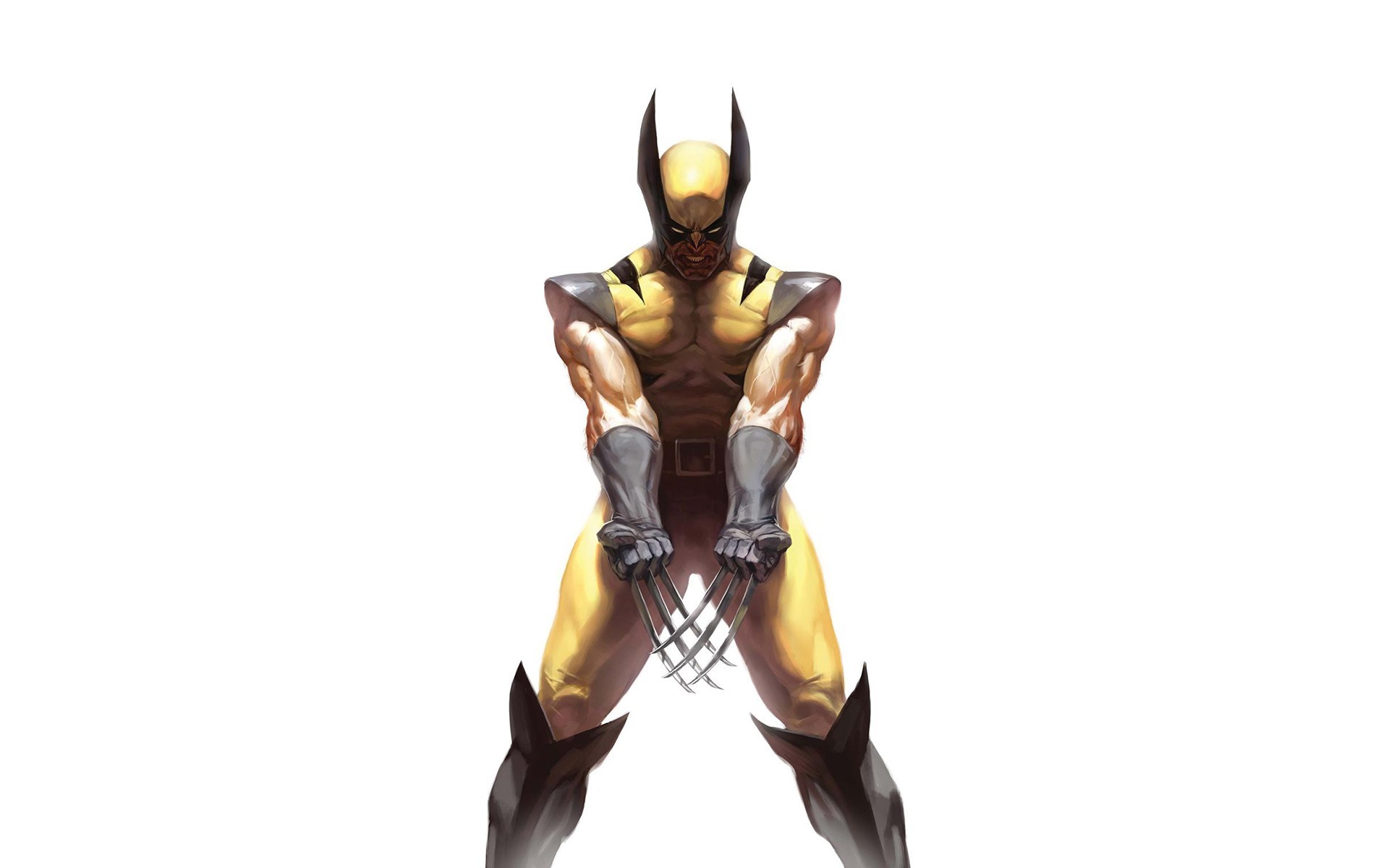 1920x1200 Artwork Marvel Comics Simple Background White Wolverine X-Men