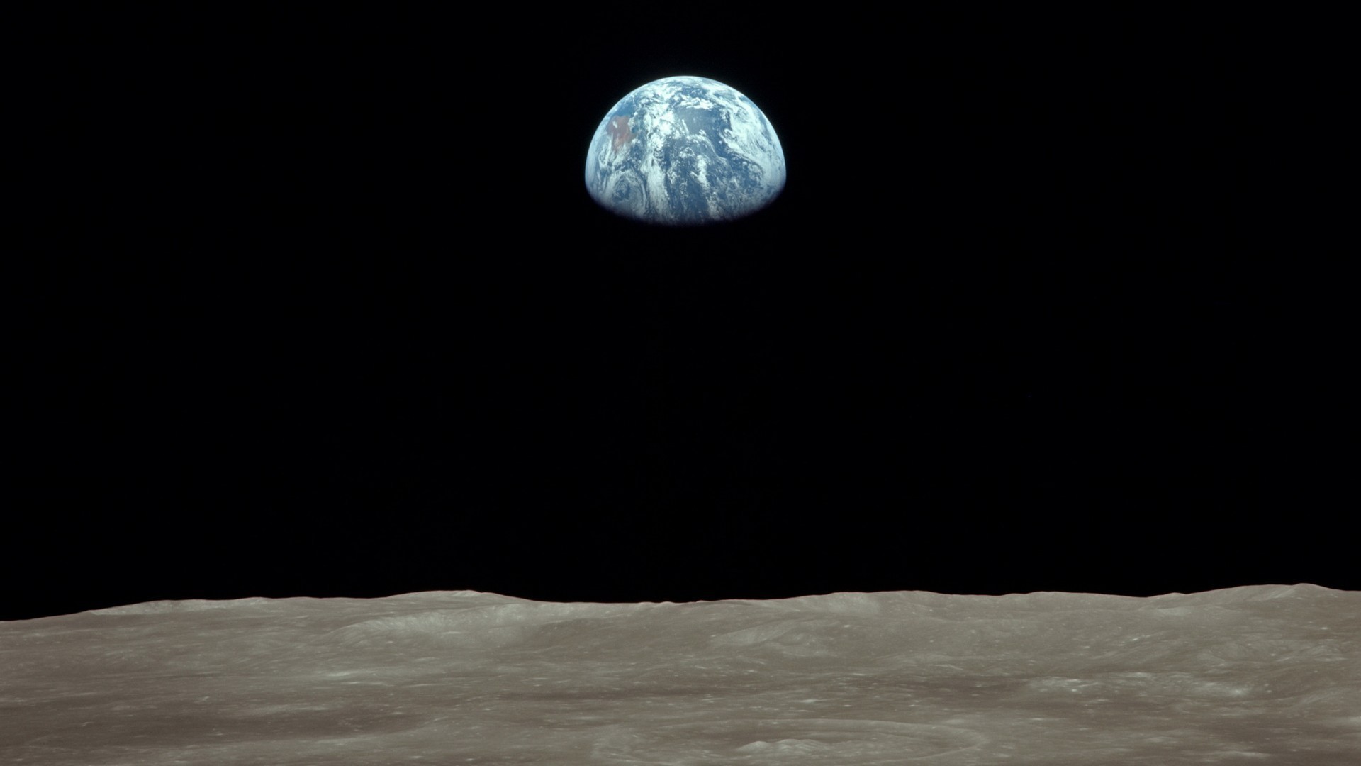 1920x1080 Earth moon nasa astronomy earthrise wallpaper