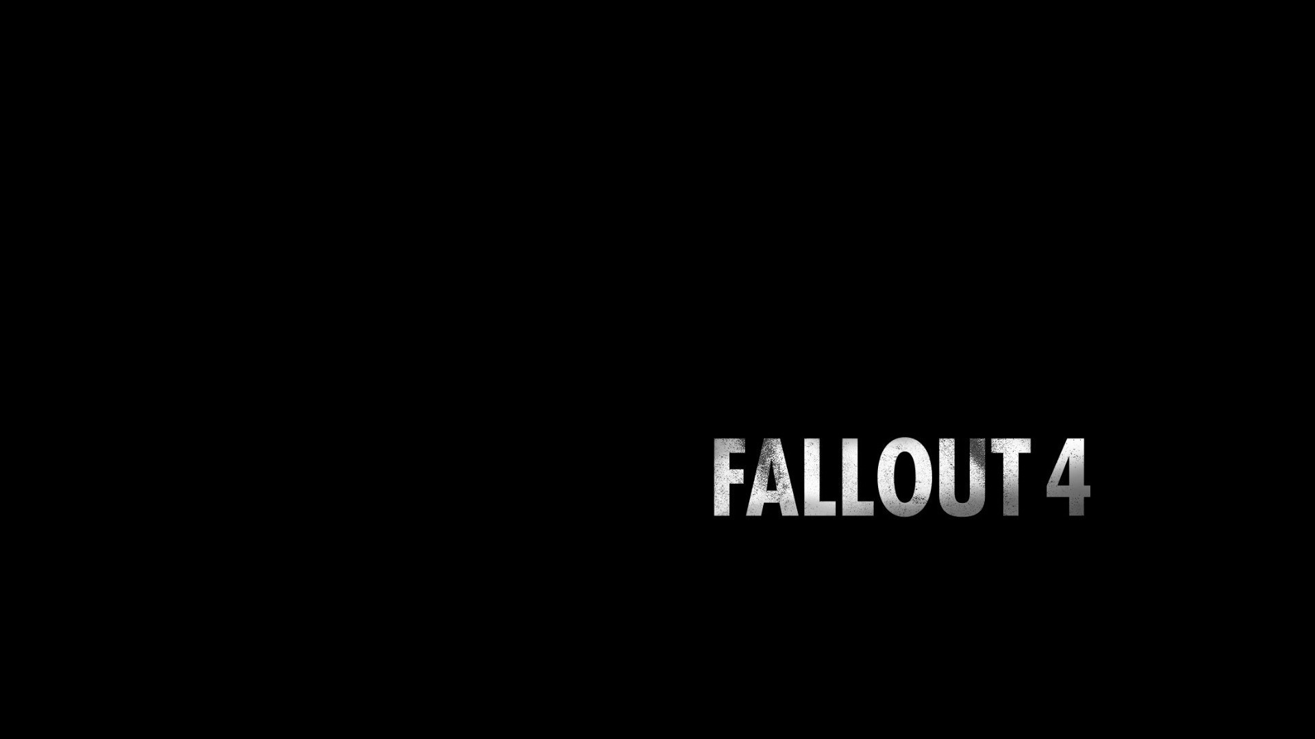 1920x1080 Fallout 4, Fallout, Typography, Black Background Wallpapers HD / Desktop  and Mobile Backgrounds