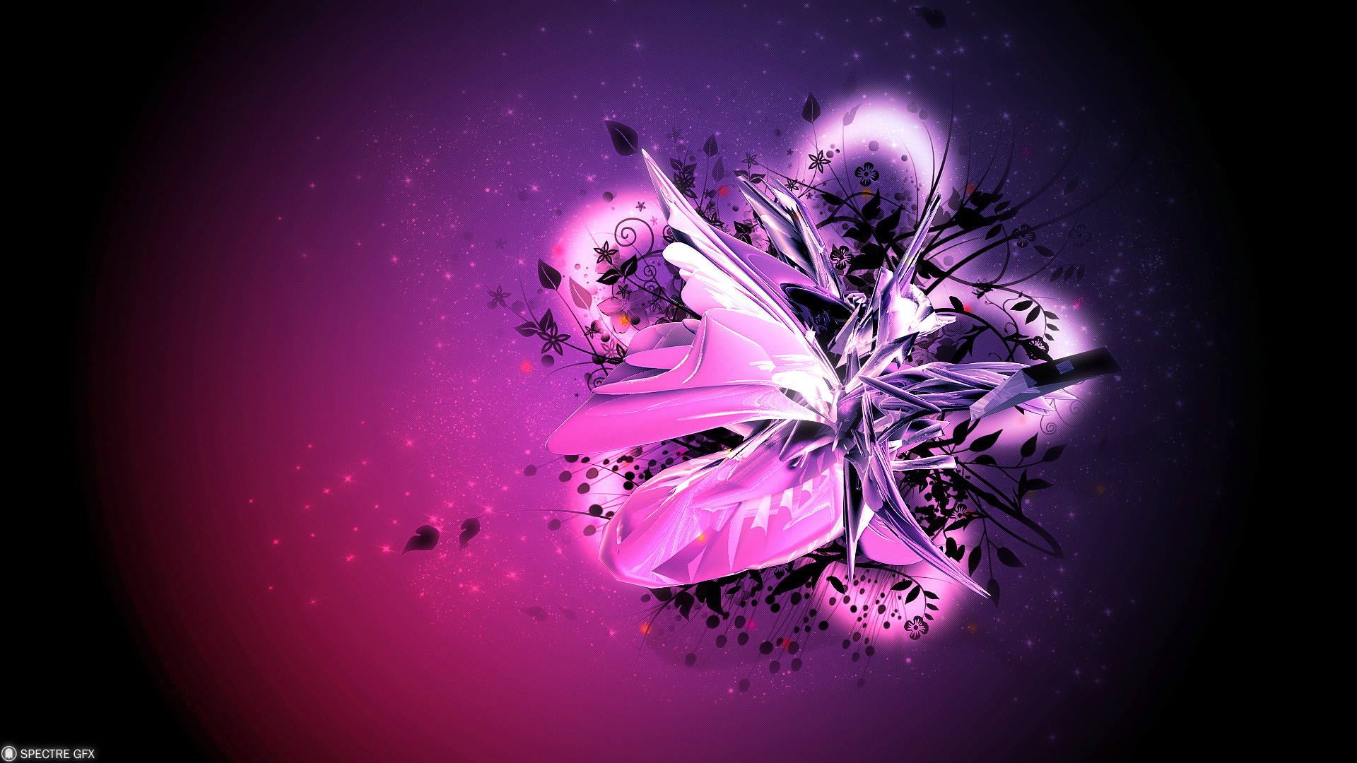 1920x1080 Cool 3d Abstract Widescreen Hd Wallpaper Amazing Wallpaperz Black And Purple  Wallpapers For Laptops. bedroom ...