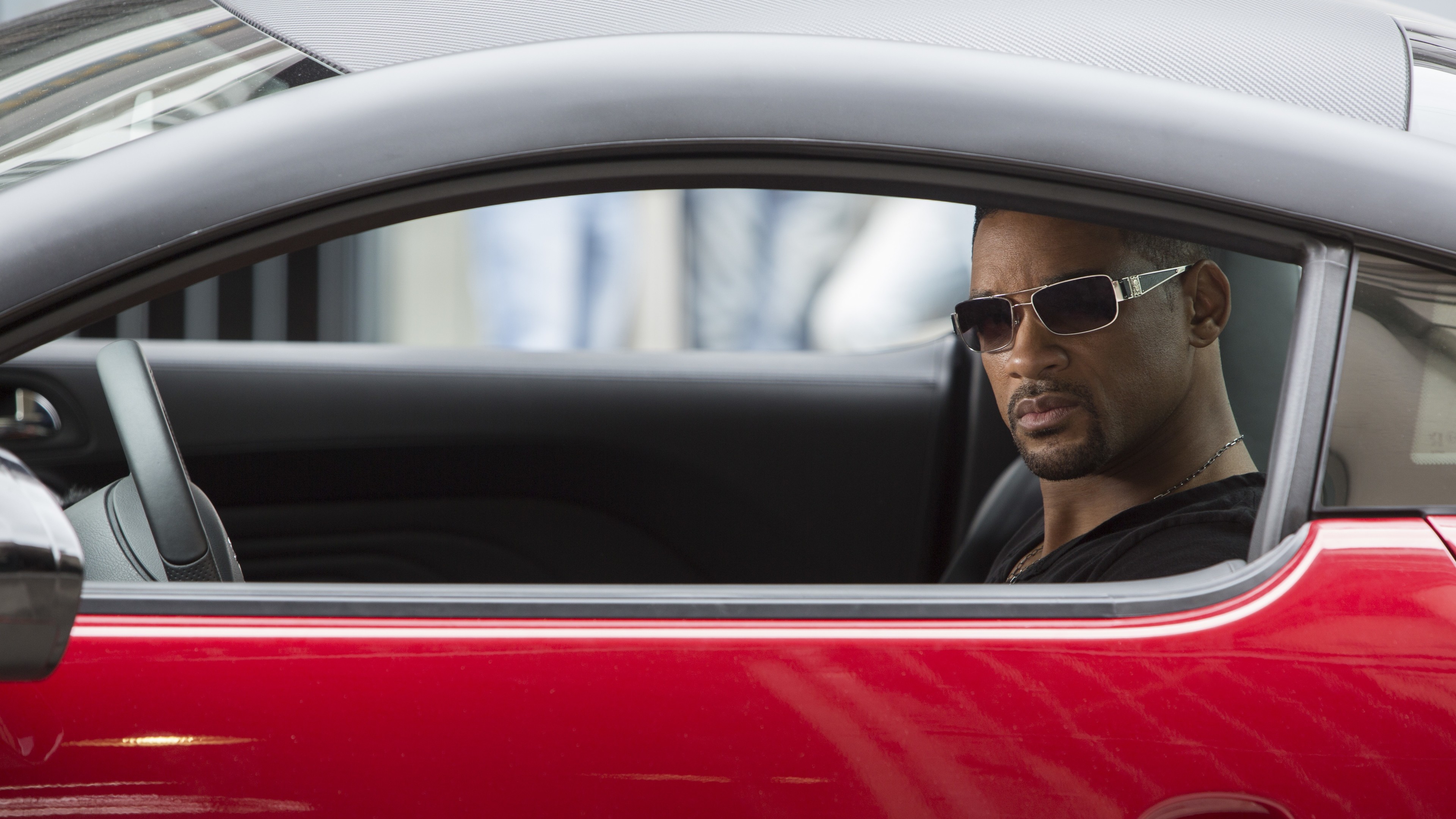 3840x2160  Wallpaper will smith, actor, person, vehicle