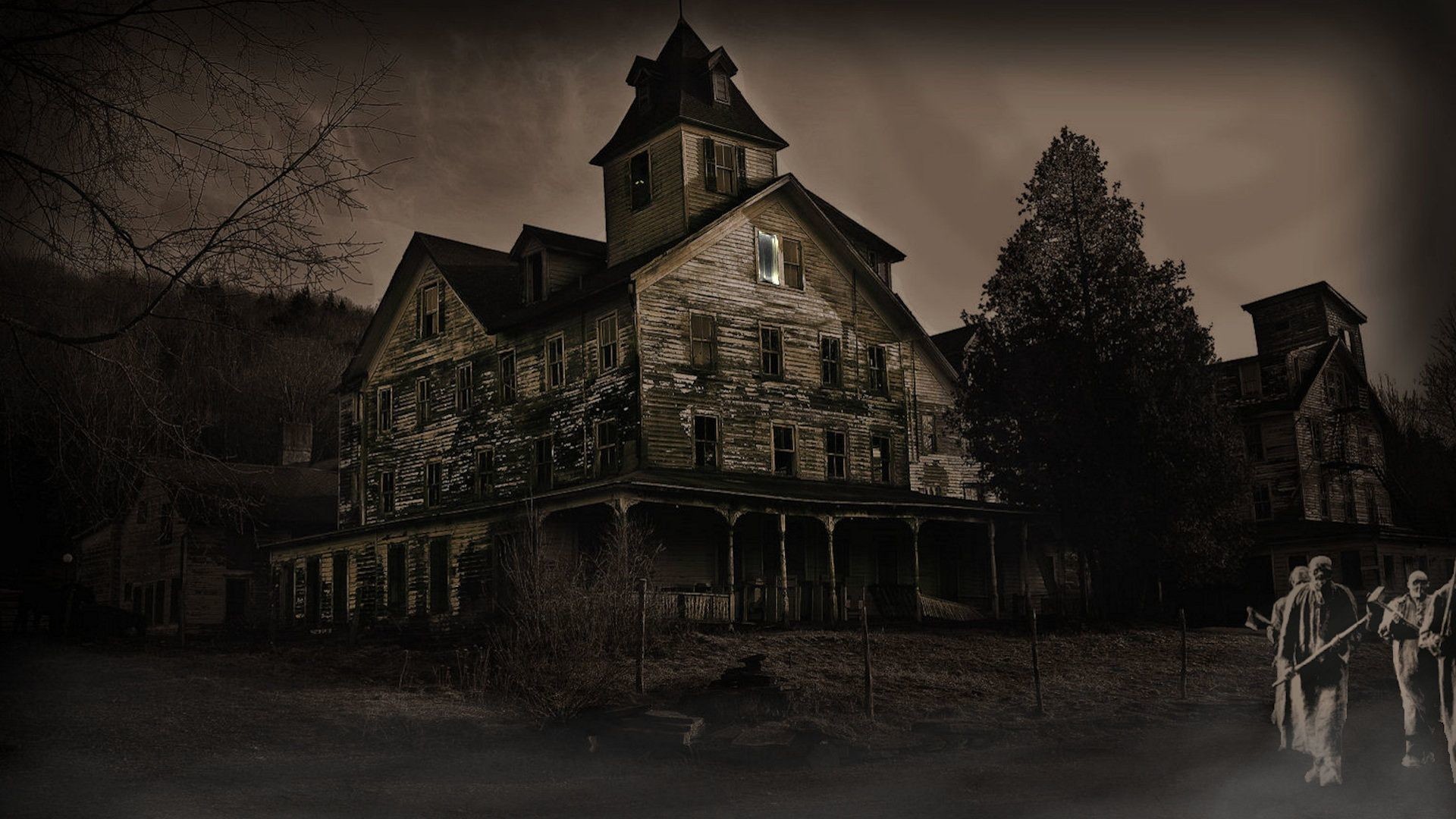 1920x1080 ... Haunted House Wallpaper Desktop Â·â  Halloween Screensaver Download - 3D  Spooky Halloween Screensaver ...