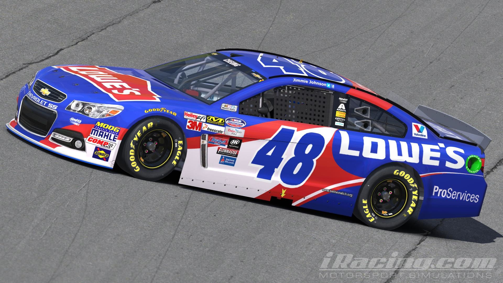 1920x1080 Jimmie Johnson 2016 Lowes Red Vest (Reverse) SS NASCAR Monster Energy Cup  Chevrolet SS by Richard Cheung