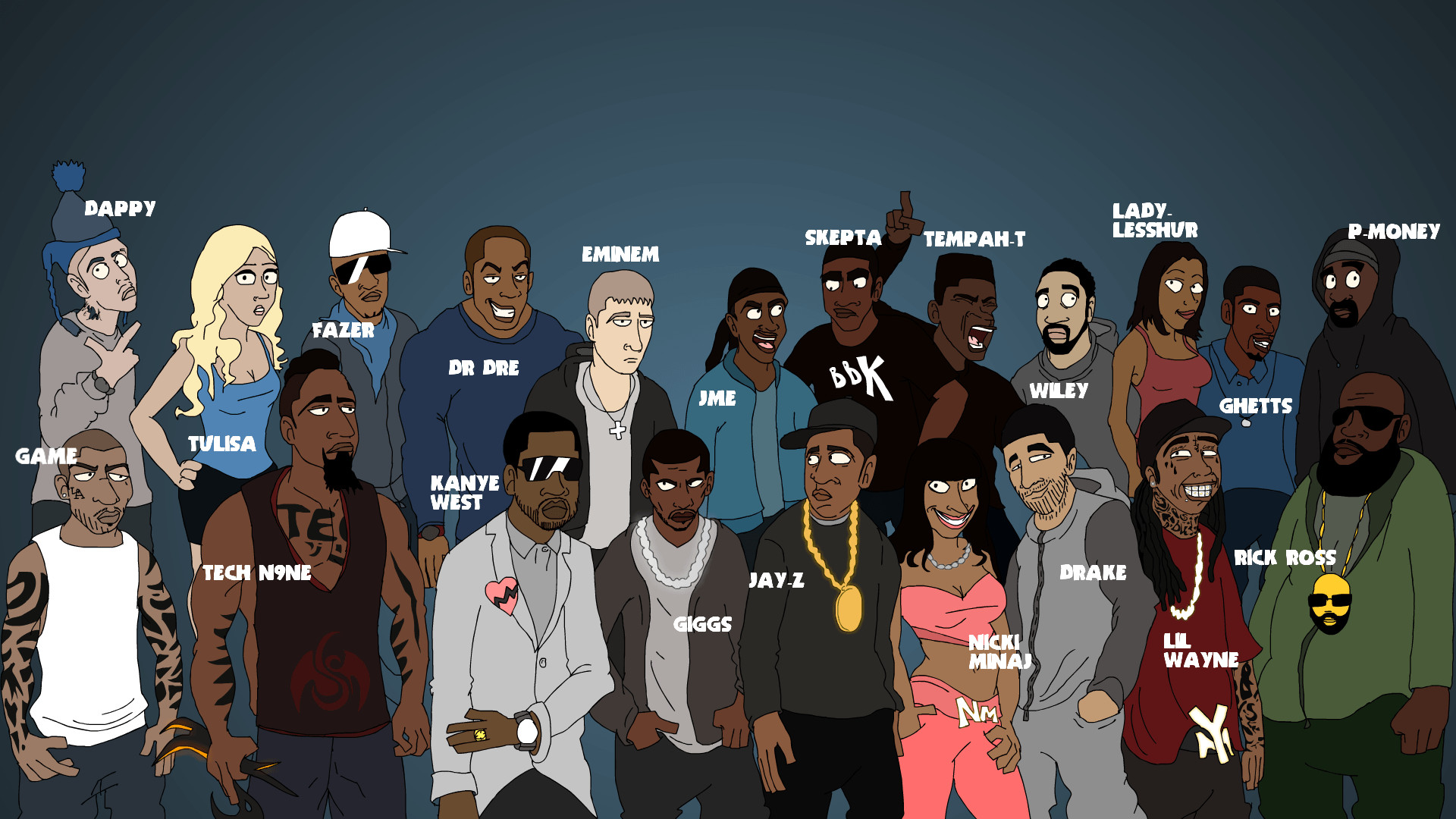 1920x1080 Images For > Rappers Wallpaper