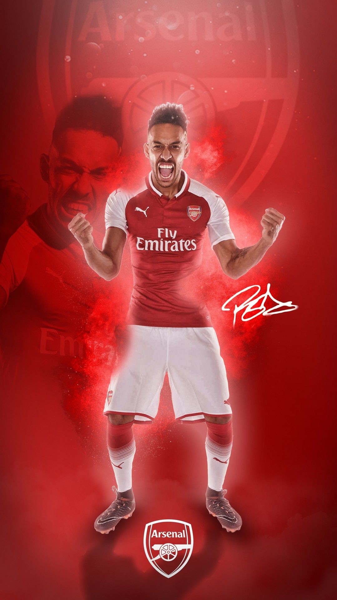 1080x1920 Aubameyang Arsenal Players Android Wallpaper - Best Android Wallpapers