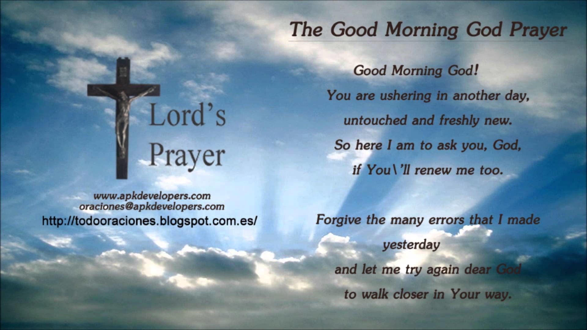 1920x1080 The Good Morning God Prayer-wg140860