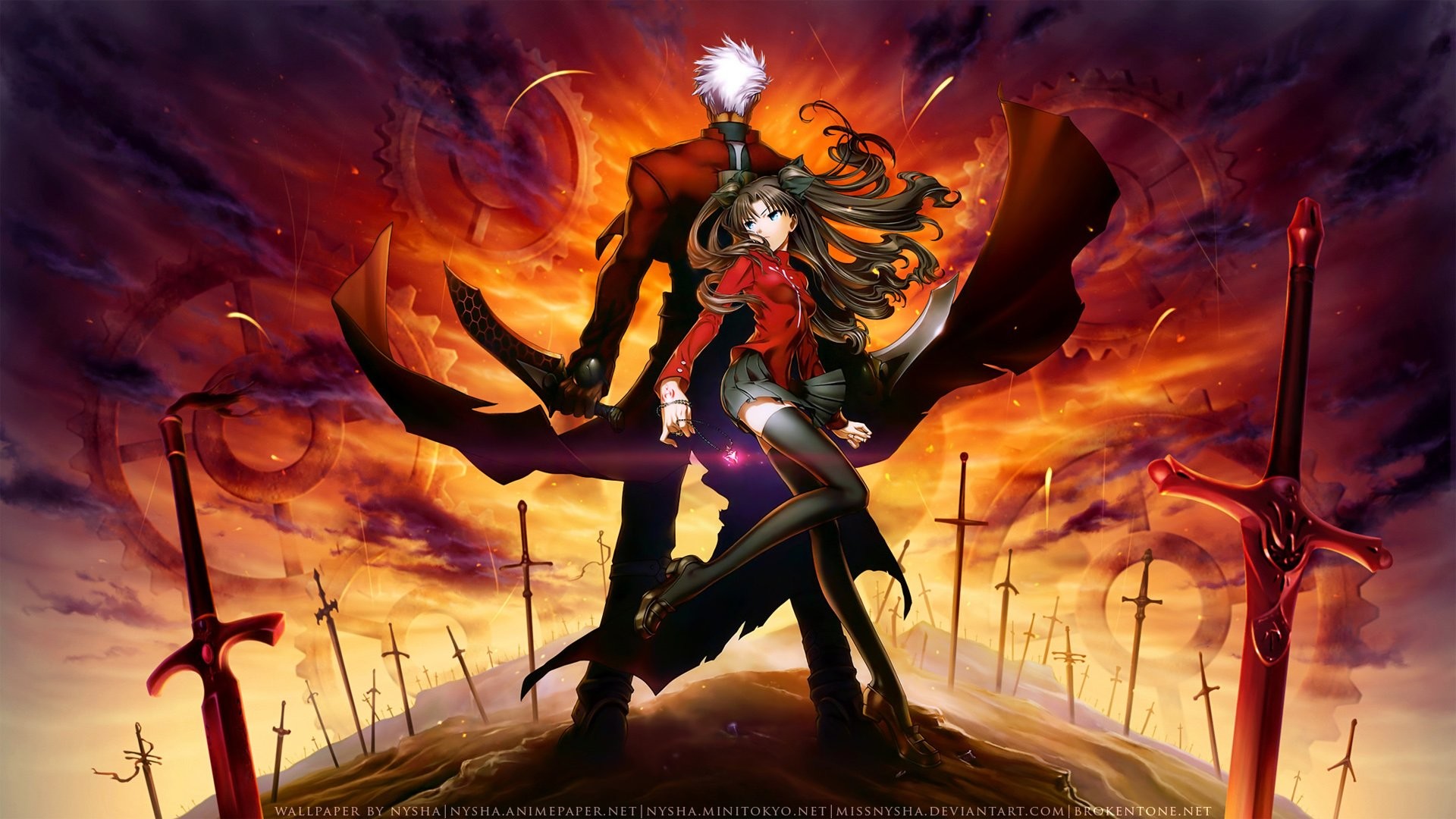 1920x1080 ... wallpapers and backgrounds; fate stay night unlimited blade works  walldevil ...