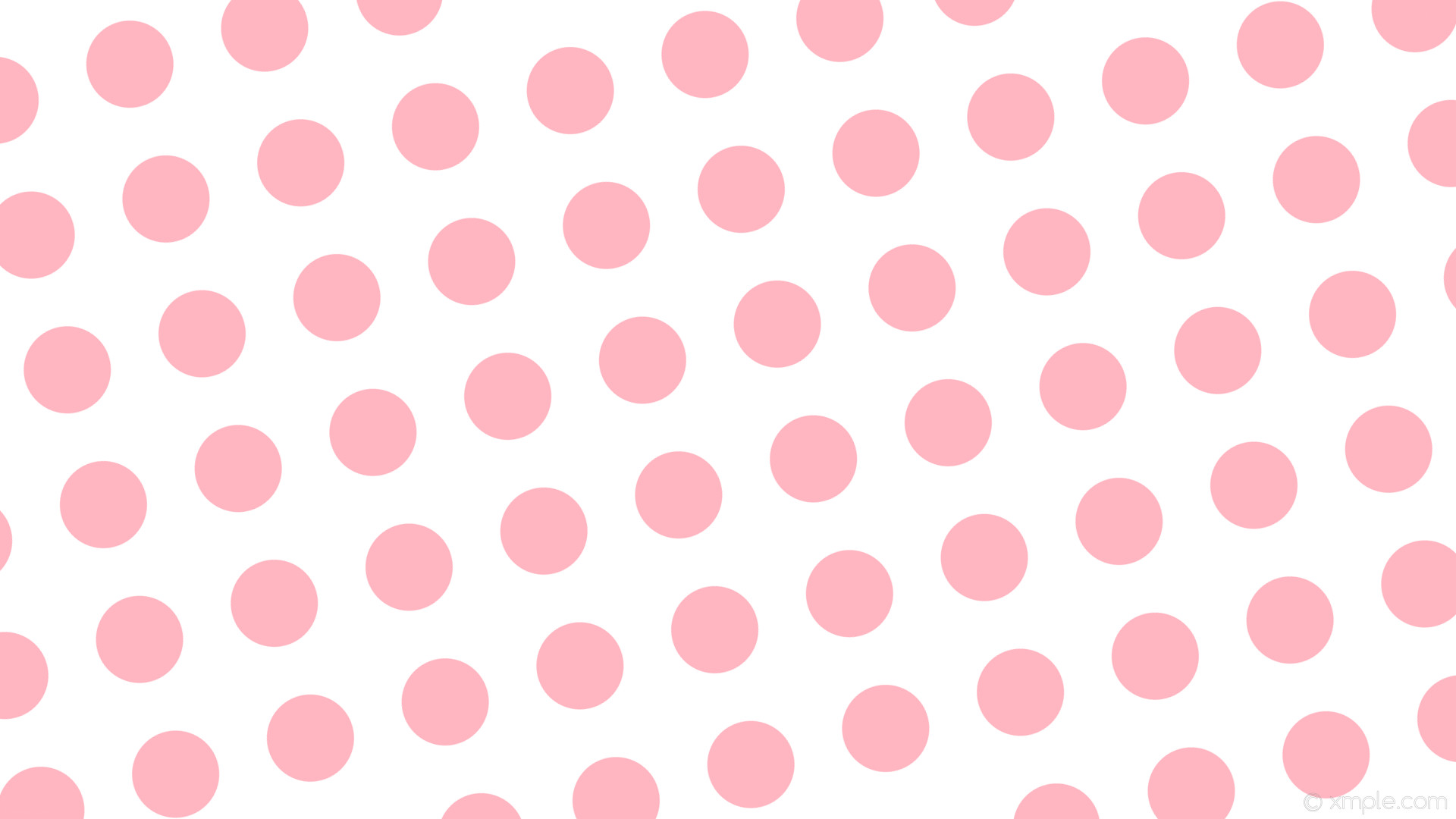 1920x1080 wallpaper pink polka white spots dots light pink #ffffff #ffb6c1 195Â° 115px  184px