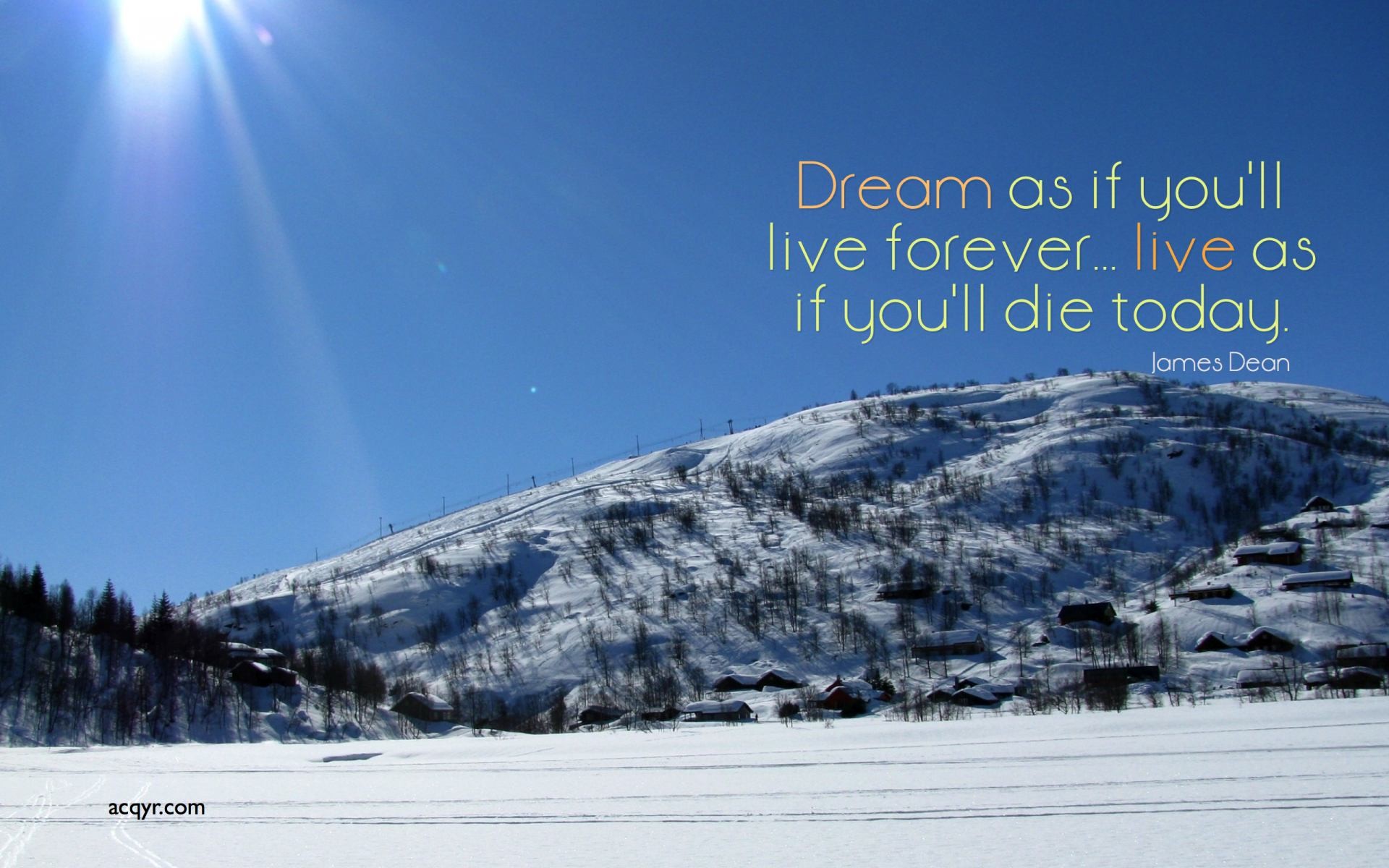 1920x1200 Free Winter Quotes With A Church Desktop Backgrounds