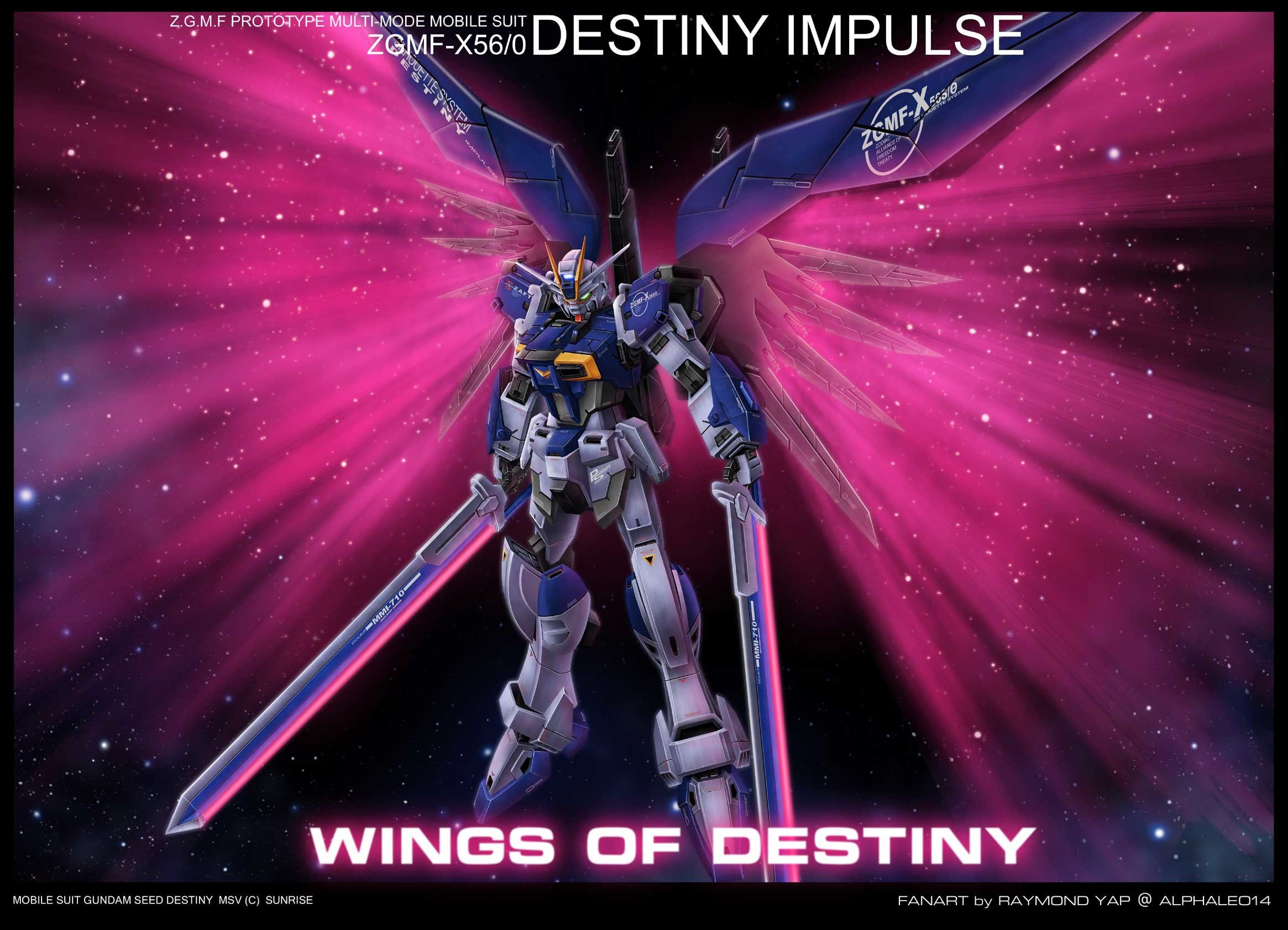 2330x1683 Destiny Impulse Gundam by Alphaleo14