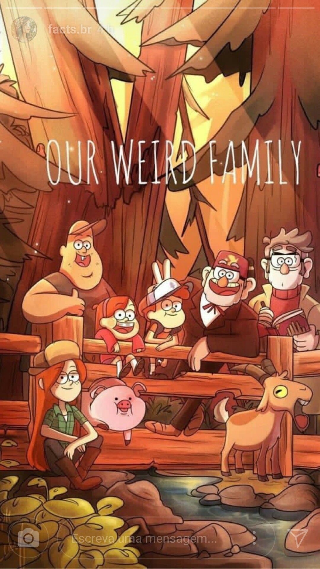 1080x1920 Fall Over, Gravity Falls Crossover, Gravity Falls Anime, Over The Garden  Wall,