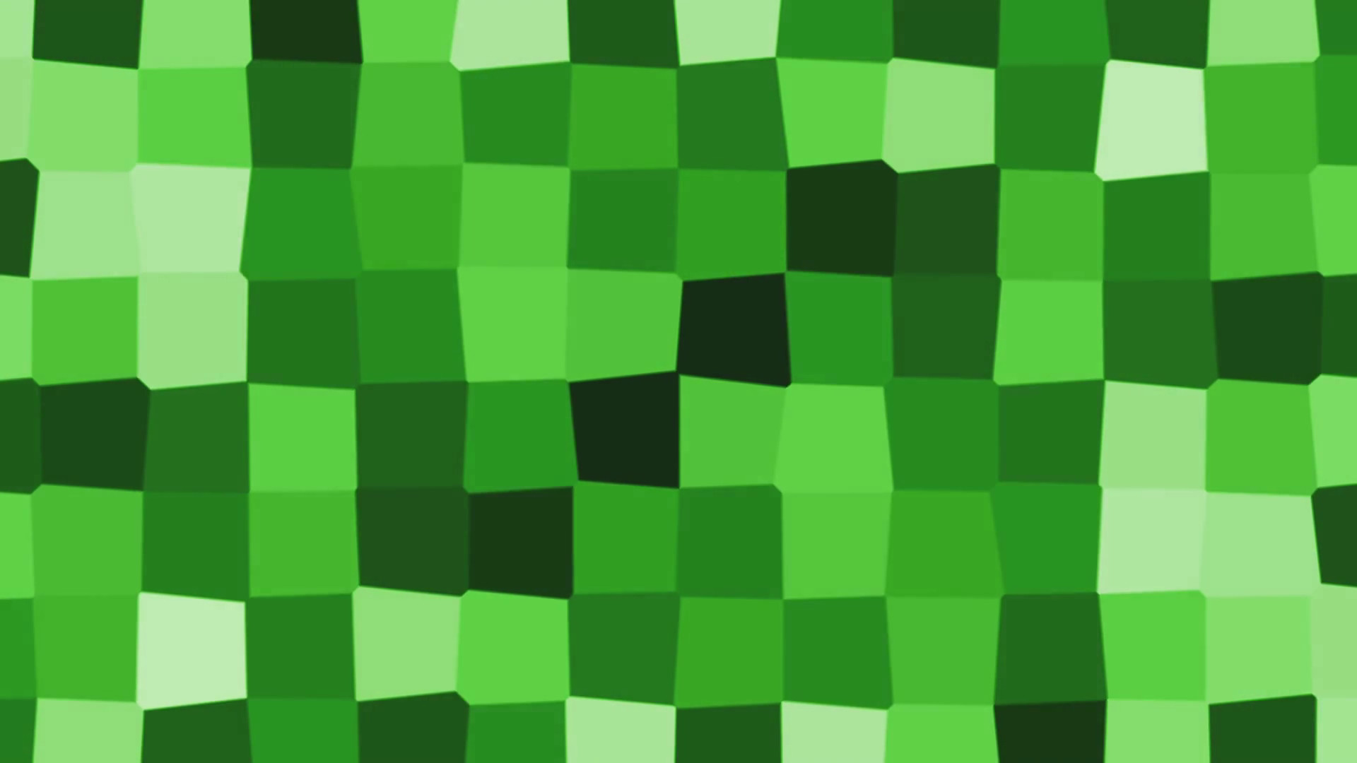 1920x1080 abstract cartoon cube mosaic motion background loop Green minecraft style  Motion Background - VideoBlocks