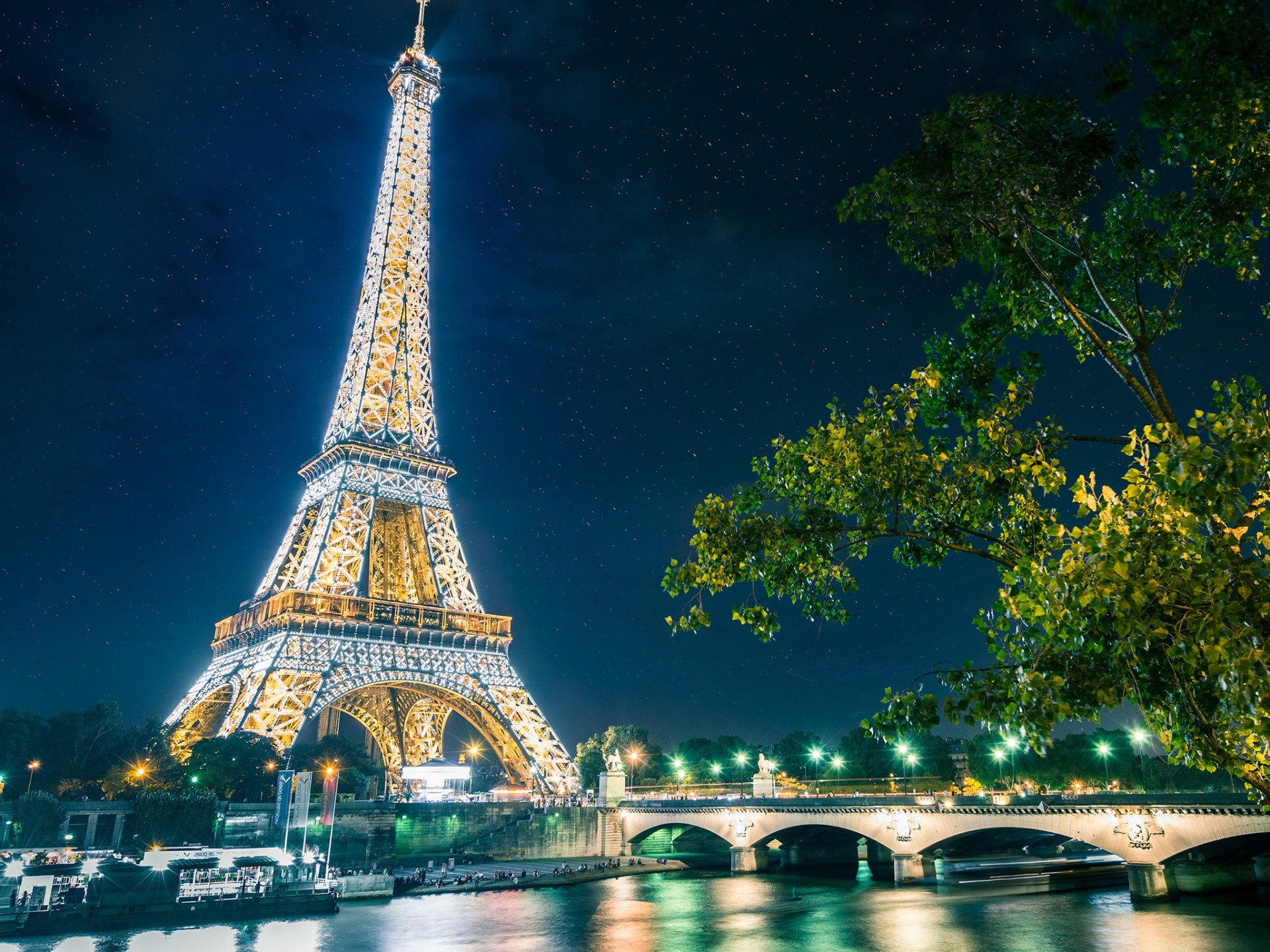 Eiffel Tower At Night Wallpaper (62+ images)