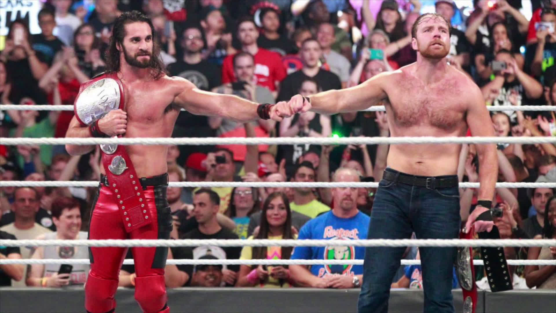 1920x1080 WWE Fan Fixes Seth Rollins & Dean Ambrose's Entrance Theme Now That They  Are Tag Team Champions