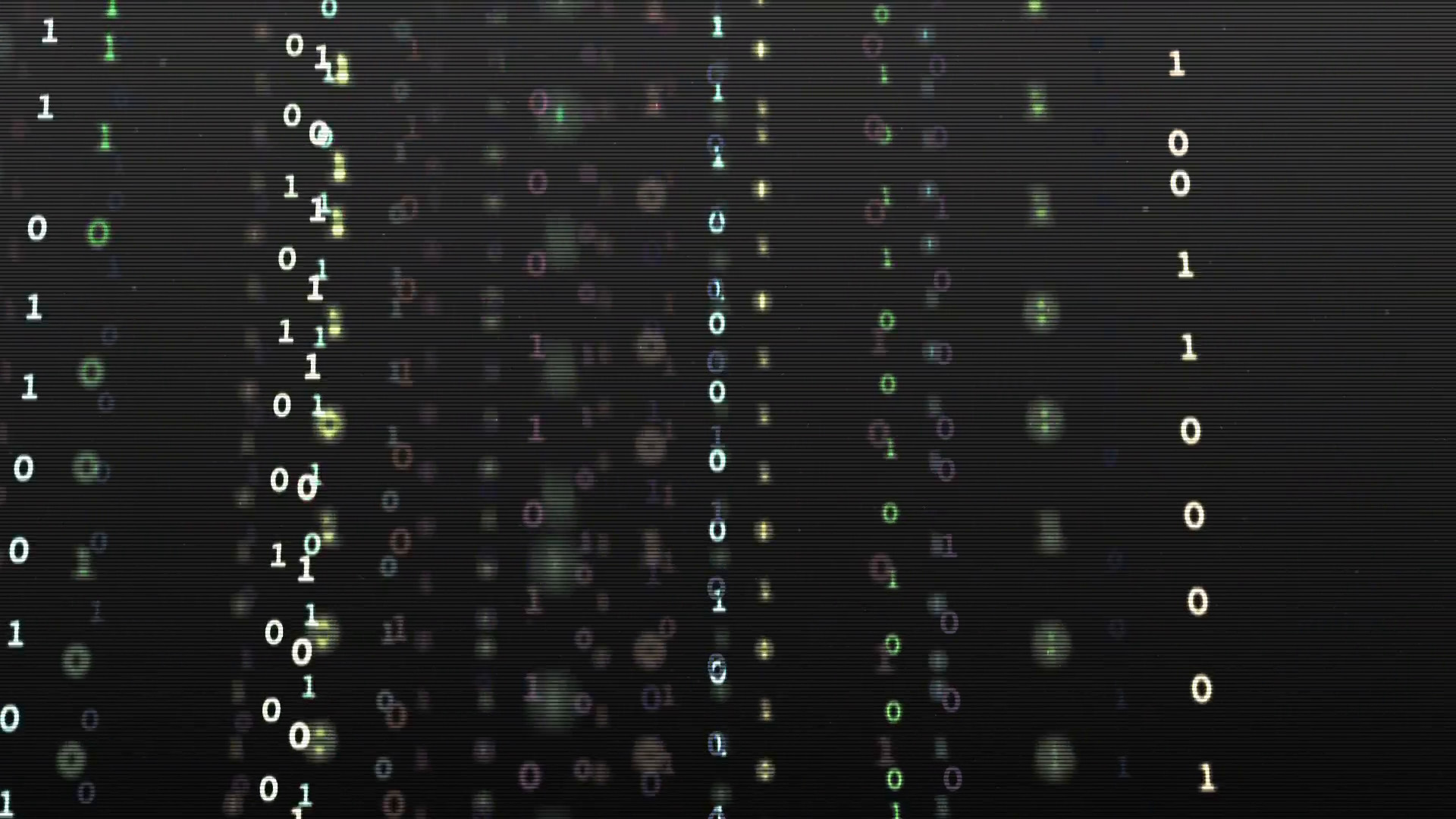 1920x1080 Digital stream of binary numbers animated across the screen. Motion  Background - VideoBlocks