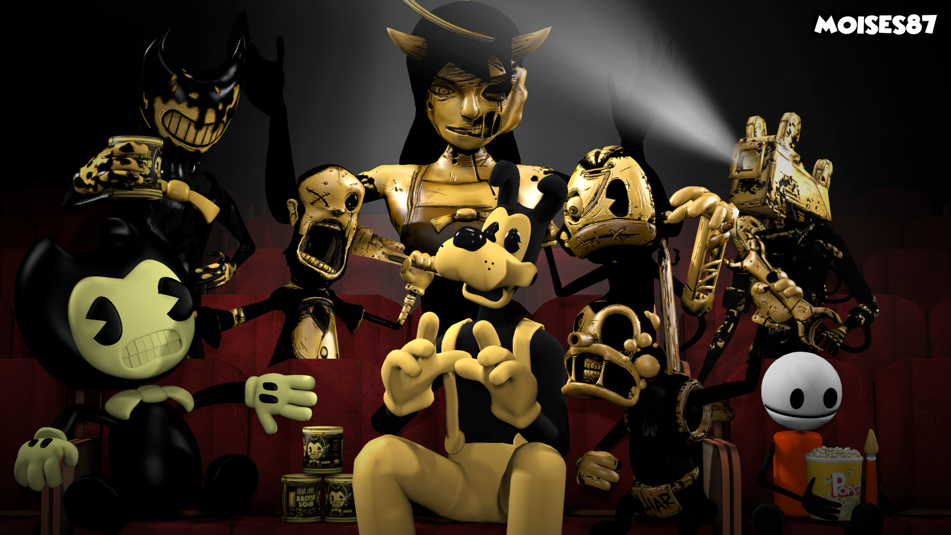 1920x1080 ... Bendy and the Ink machine Wallpaper 3 [SFM] by Moises87