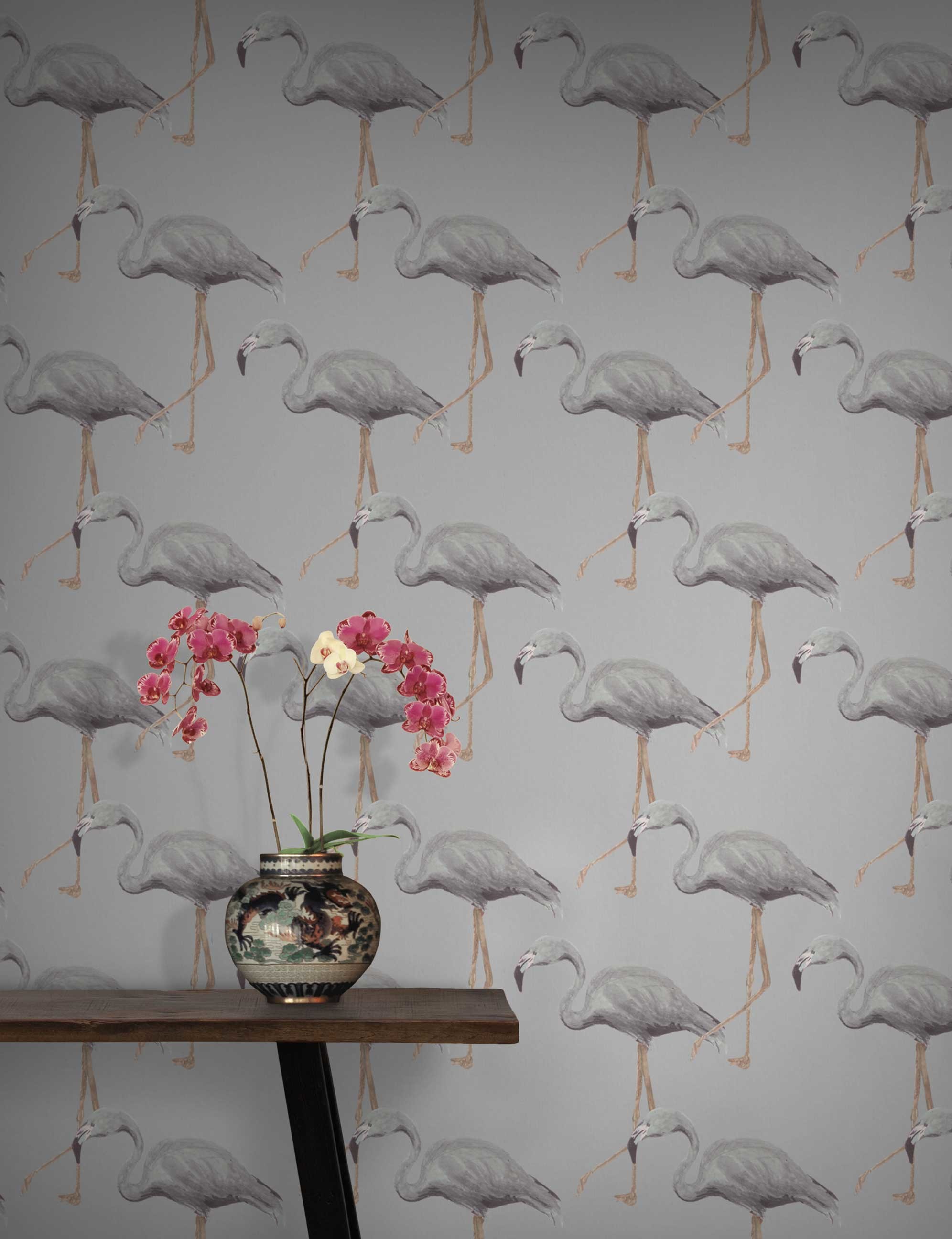 1992x2592 Flamingo Conga Wallpaper By Sophie For FEATHR