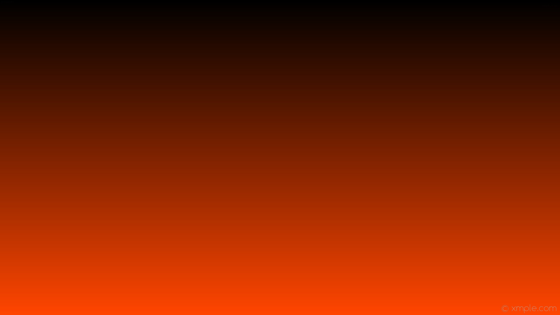 1920x1080 wallpaper linear gradient orange black orangered #ff4500 #000000 270Â°