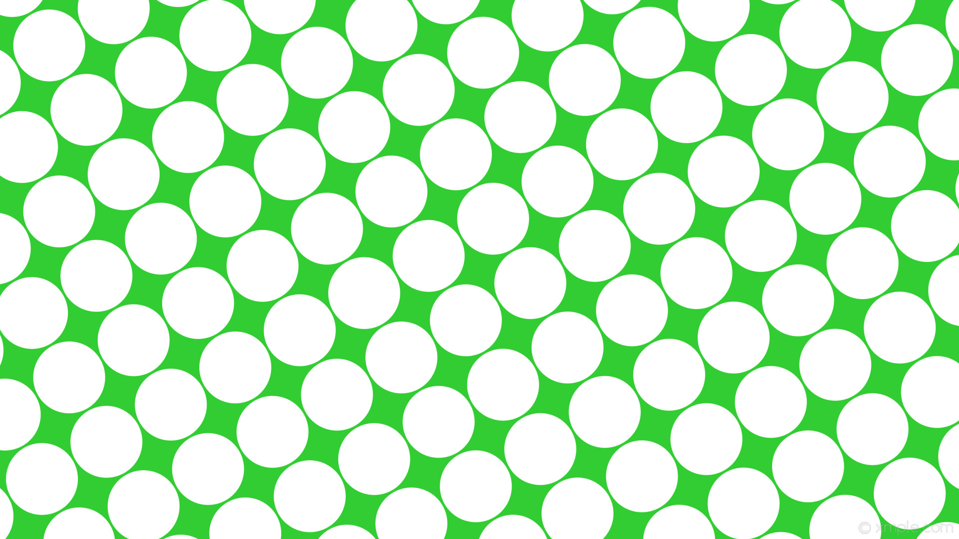 1920x1080 wallpaper white green polka dots spots lime green #32cd32 #ffffff 120Â°  144px 149px