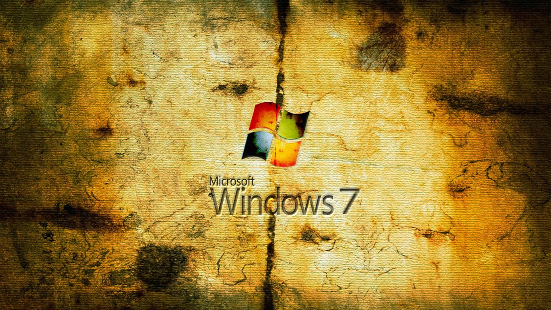 1920x1080 Worn Windows 7 Wallpaper