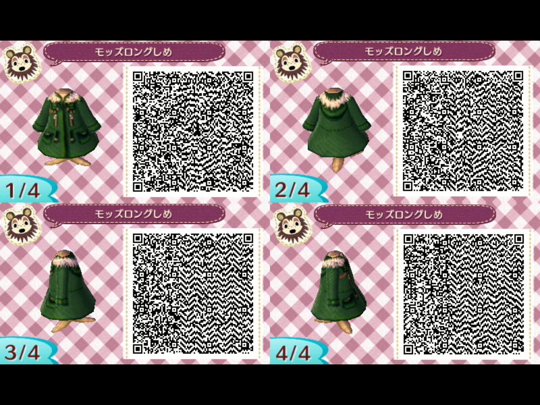 2048x1536 Animal Crossing New Leaf winter coat - zipped