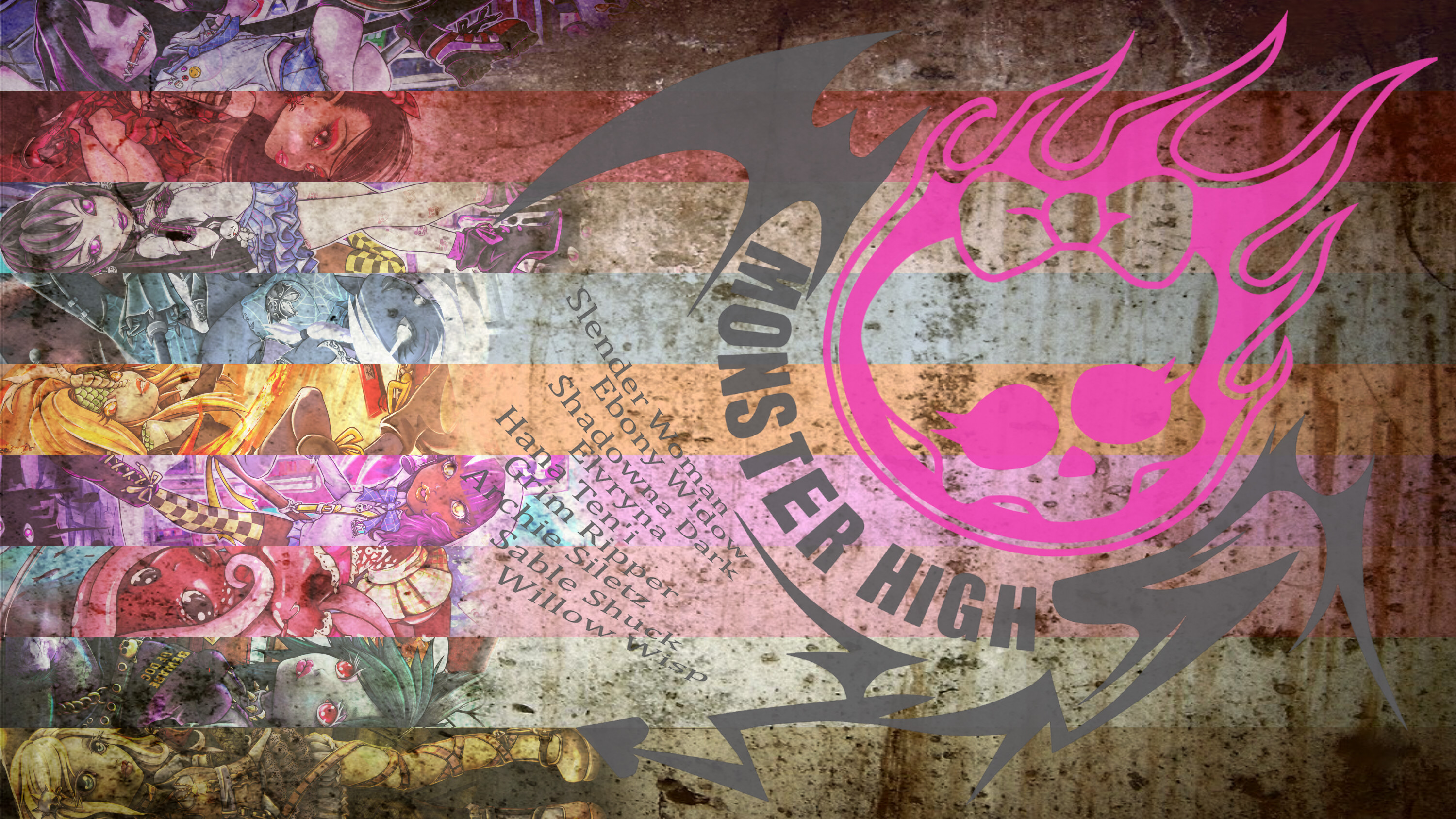3000x1687 ... Monster High oc 2013-14 wallpaper by skyshek