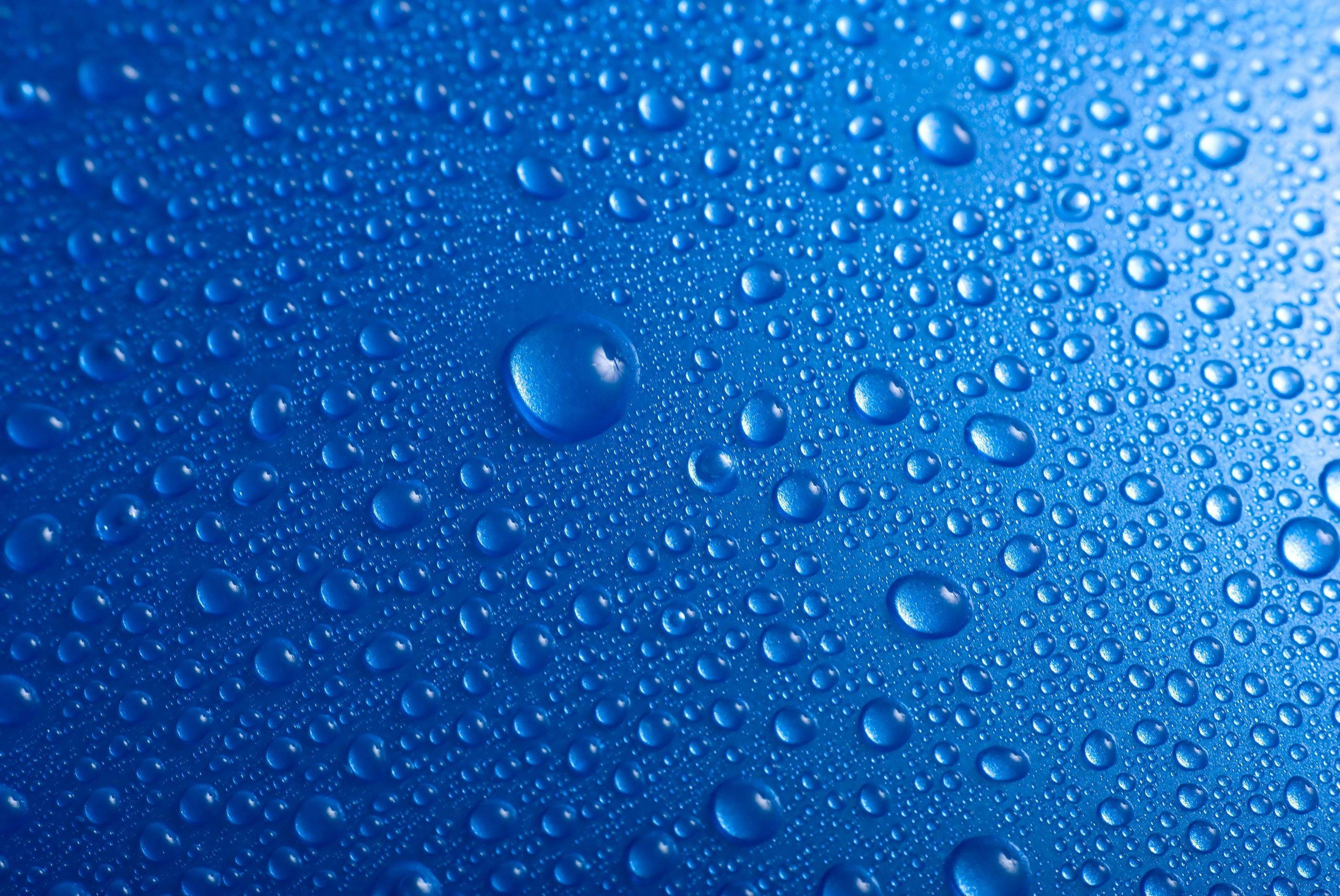 2800x1874 Wallpapers For > Blue Water Drop Background