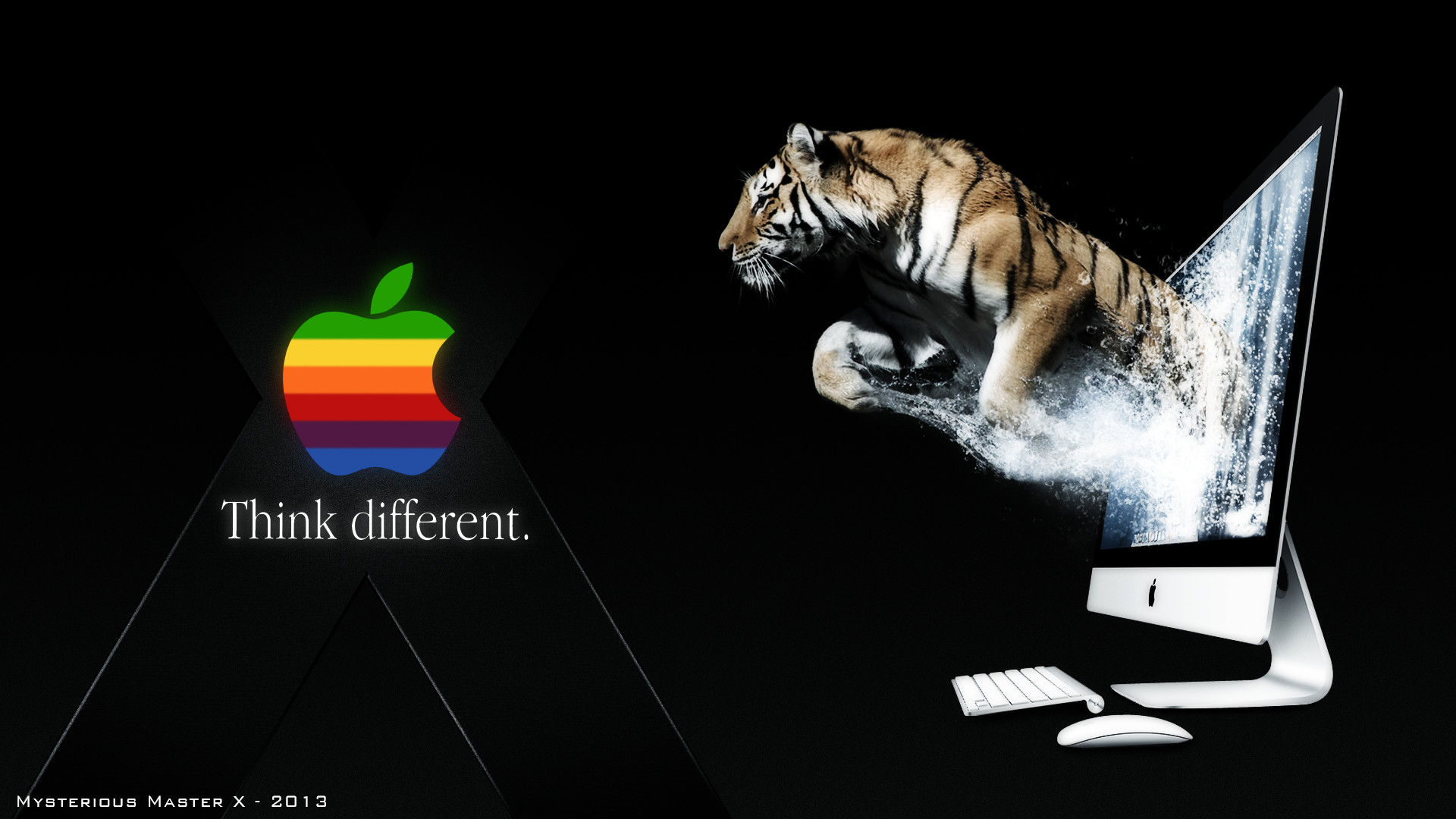 1920x1080 ... OSX Tiger Wallpaper by Mysterious-Master-X